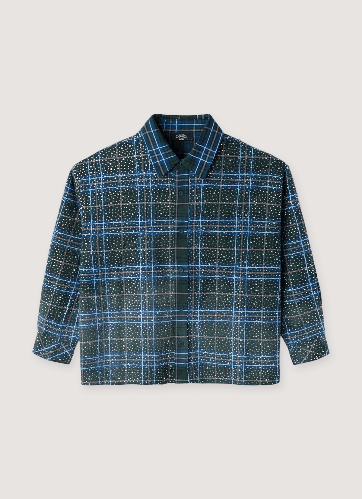 HMDD Disco Flannel Blue Green Size US XL / EU 56 / 4 - 1 Thumbnail