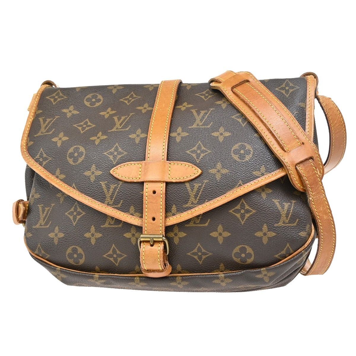 Louis Vuitton Louis Vuitton Saumur Handbag Monogram Canvas Size ONE SIZE - 1 Thumbnail