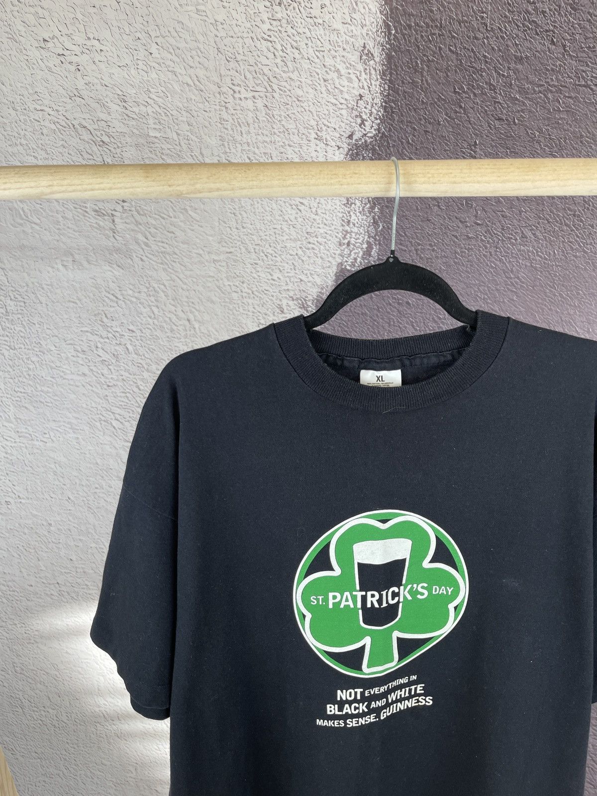 Drink Beer Save Water × Vintage Guiness vintage 90s St. Patrick’s Makes sense single stitch Size US XL / EU 56 / 4 - 4 Thumbnail