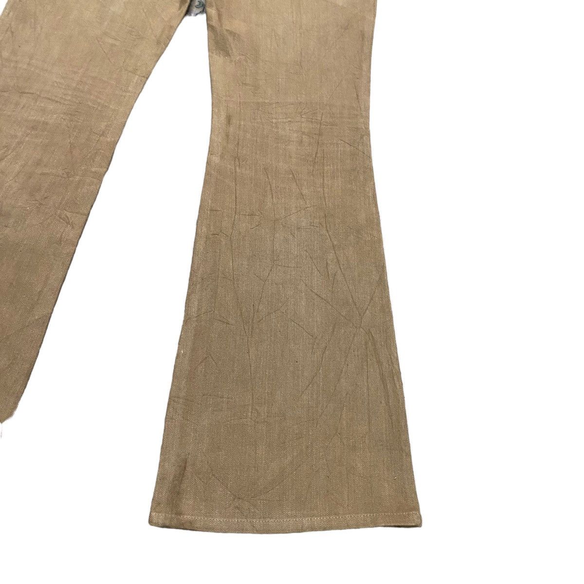 Japanese Brand Japanese Brand Gtreat Leather Trimmed Cargo Flare Pants Size 30" / US 8 / IT 44 - 15 Thumbnail