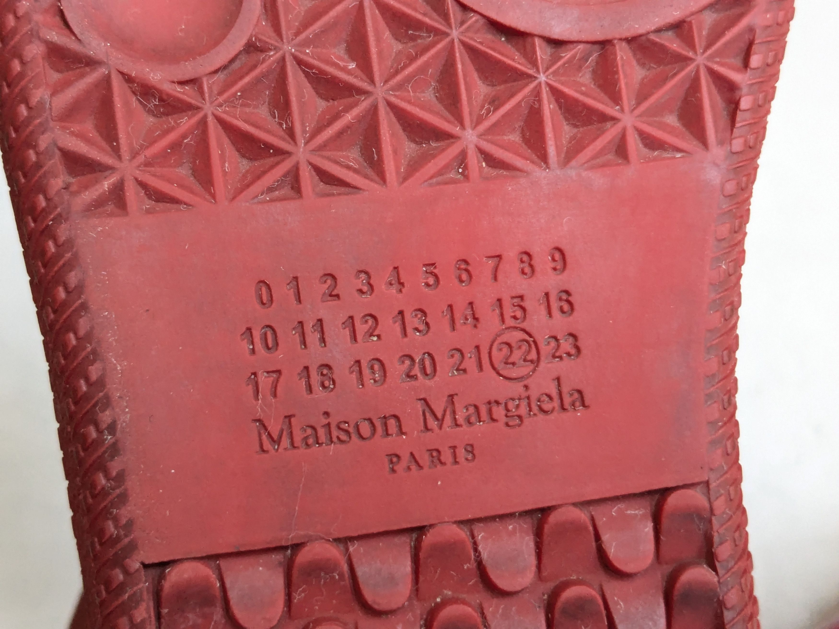 Maison Margiela Maison Margiela Future Red 6 39 High Tops Leather Size US 7 / EU 40 - 22 Thumbnail