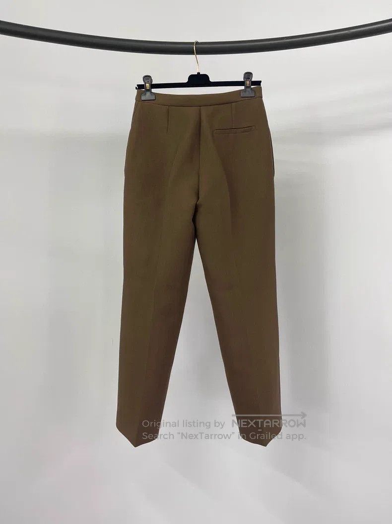 The Row The Row size 2 Brown straight-leg trousers Size 23" - 2 Thumbnail