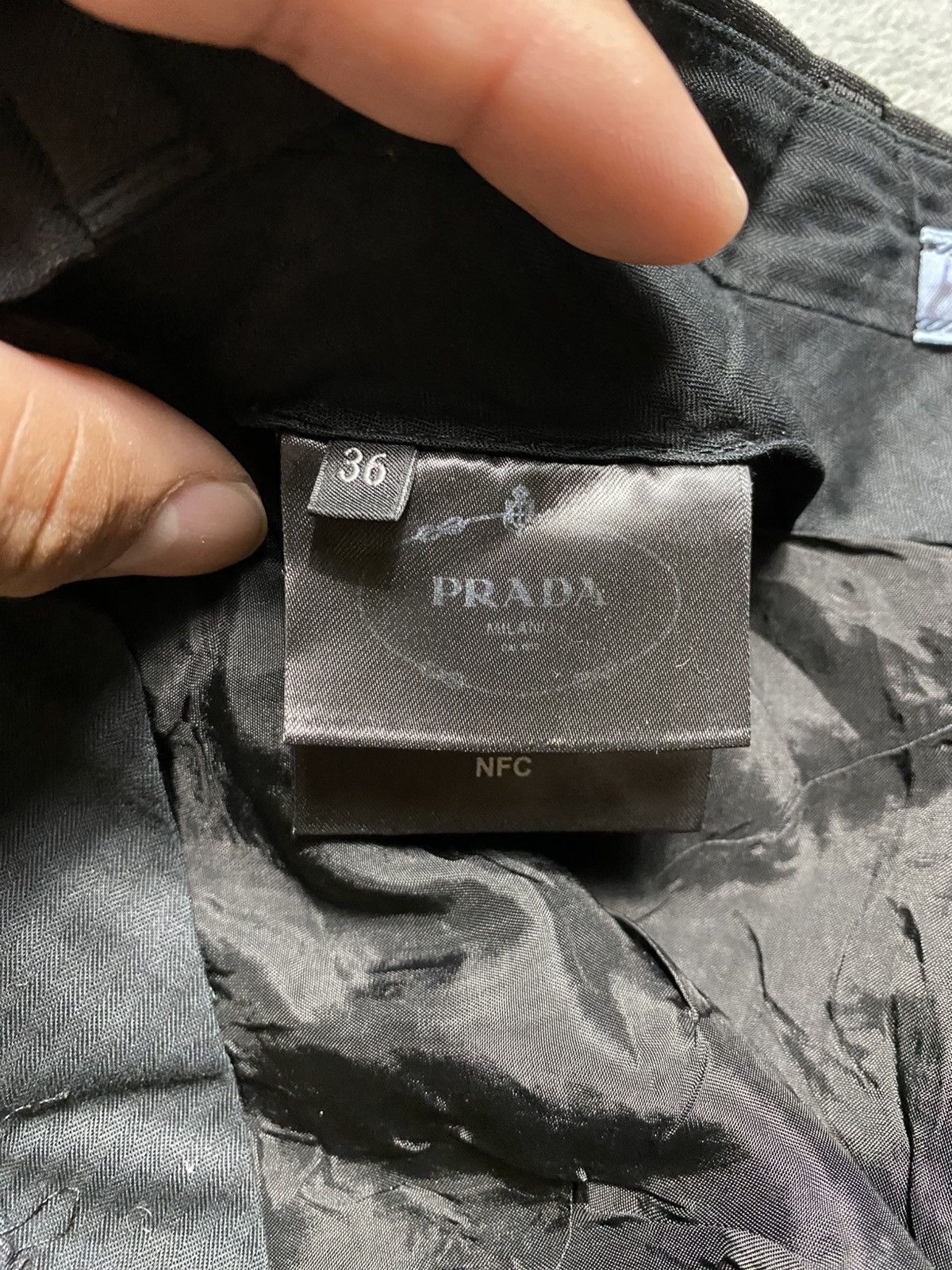 Prada × Raf Simons PRADA / RAF SIMONS 2022 WIDE SLACKS Size 25" / US 0 / IT 36 - 6 Thumbnail