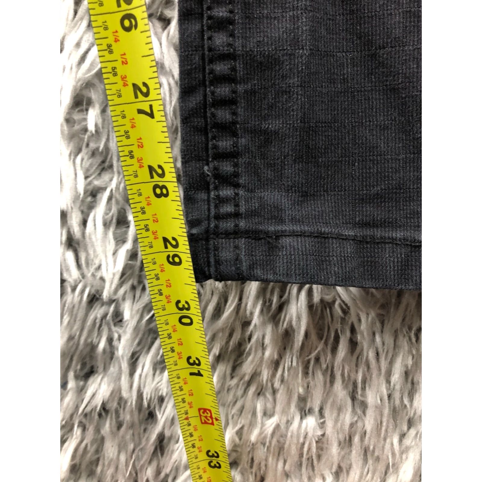 Vintage kayden k Jeans Size 34x32 Mens Mid Rise Dark Wash Black Straight 5-Pocket Denim Size US 34 / EU 50 - 3 Thumbnail