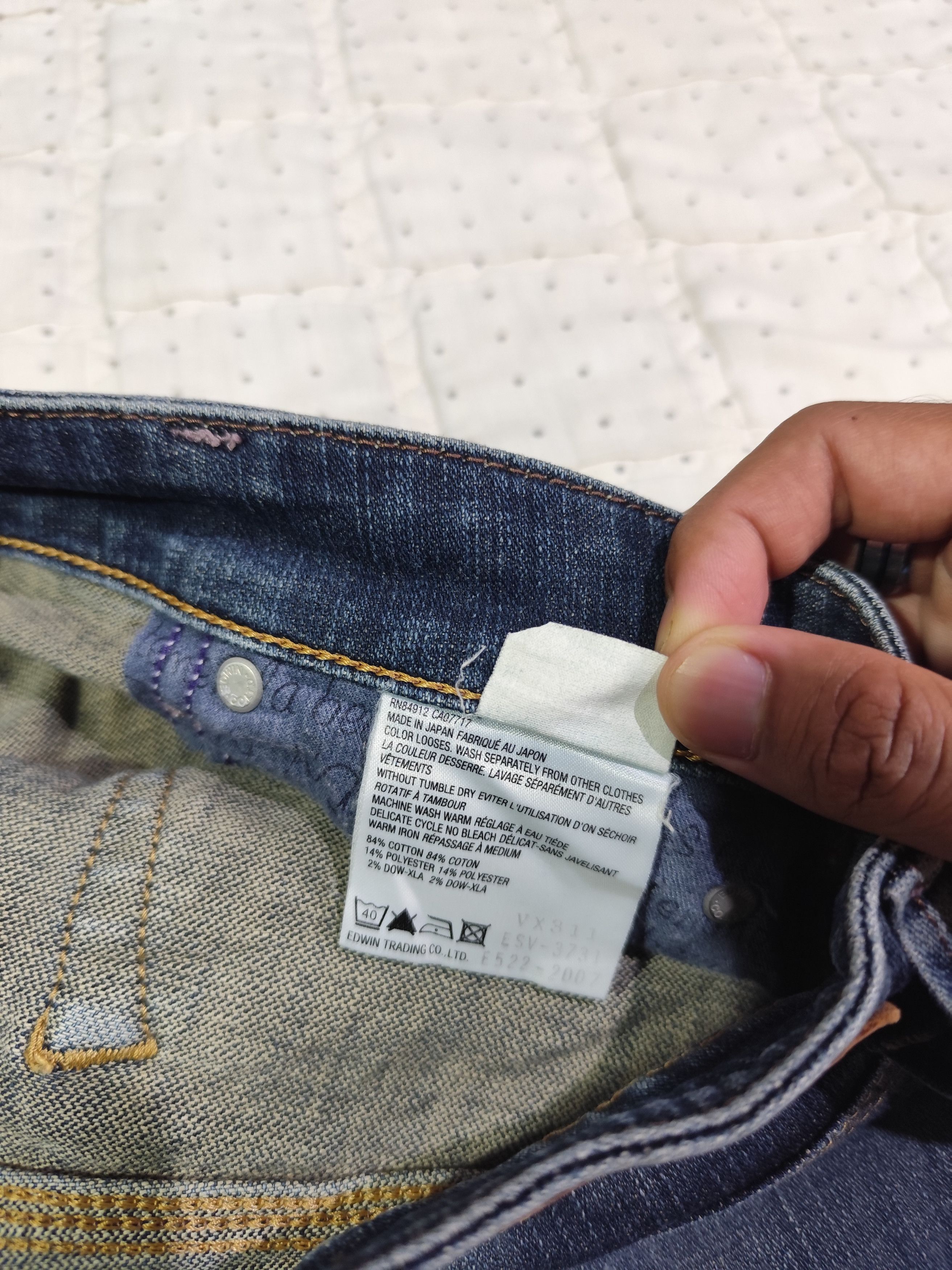 Edwin Vintage Edwin Vienus Flared Washed Denim J023 Size 30" / US 8 / IT 44 - 16 Thumbnail