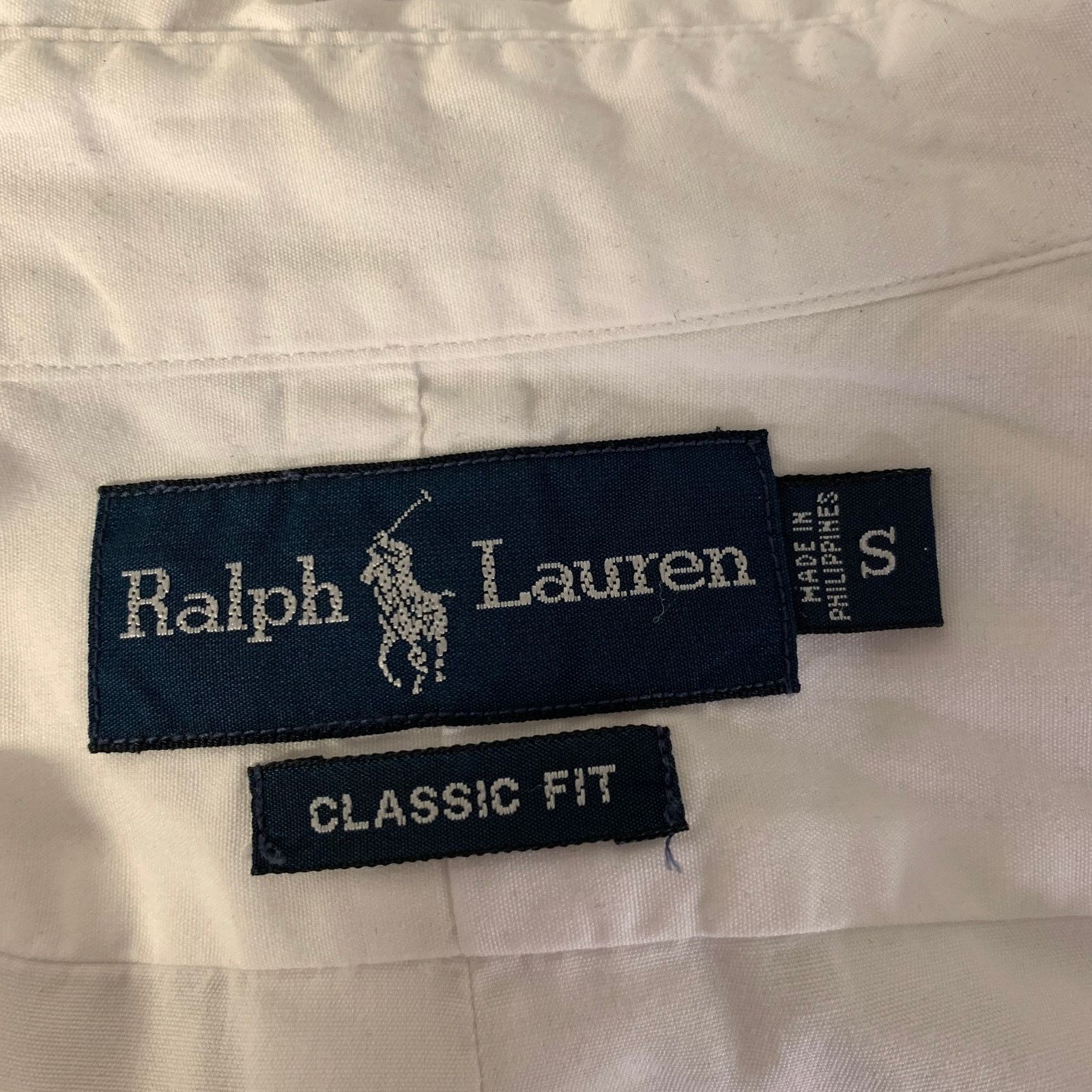 Ralph Lauren RALPH LAUREN S White Cotton Button Down Long Sleeve Shirt Size US S / EU 44-46 / 1 - 5 Thumbnail