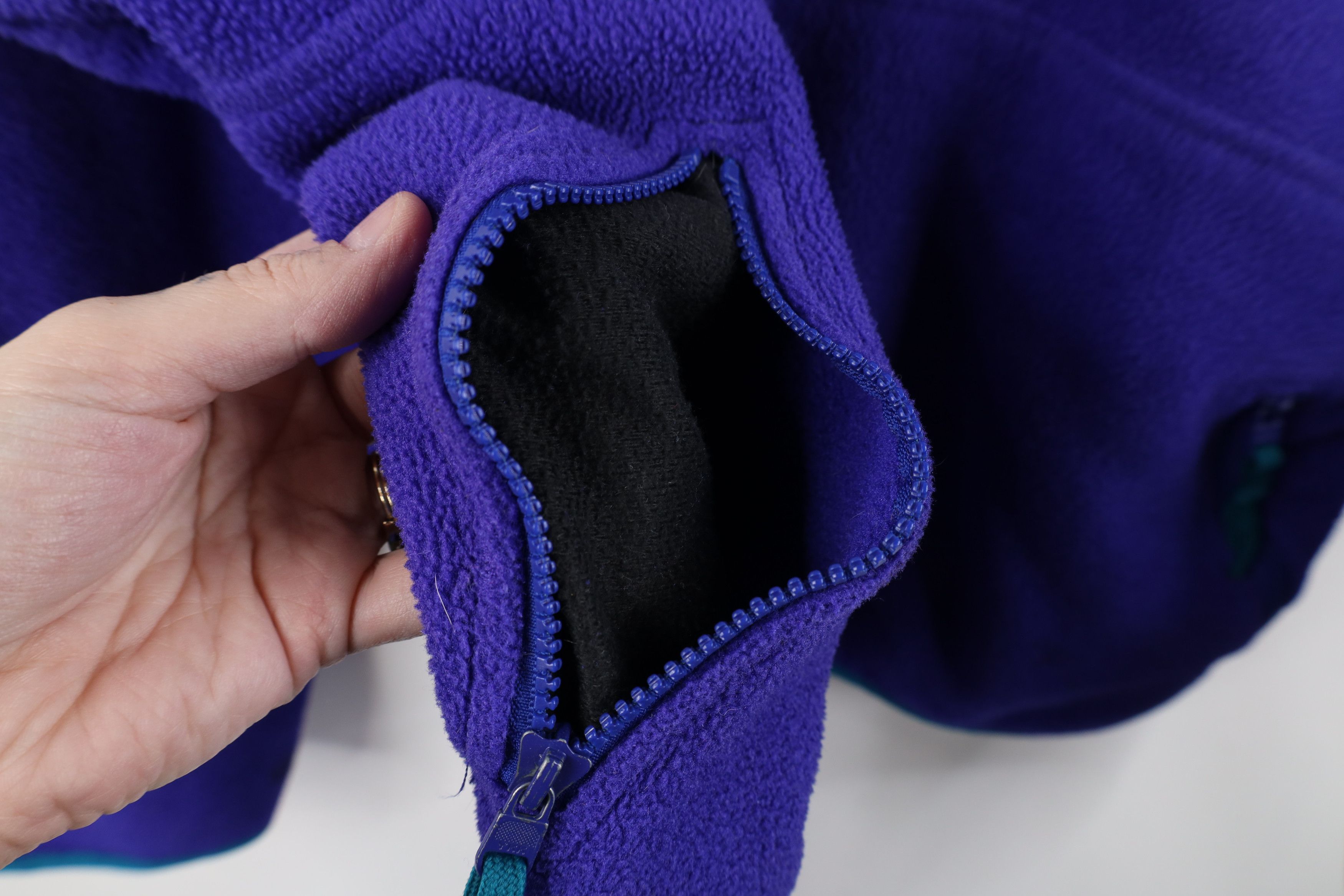 Vintage Vintage 90s Streetwear Half Zip Fleece Pullover Sweater USA Size L / US 10 / IT 46 - 8 Thumbnail