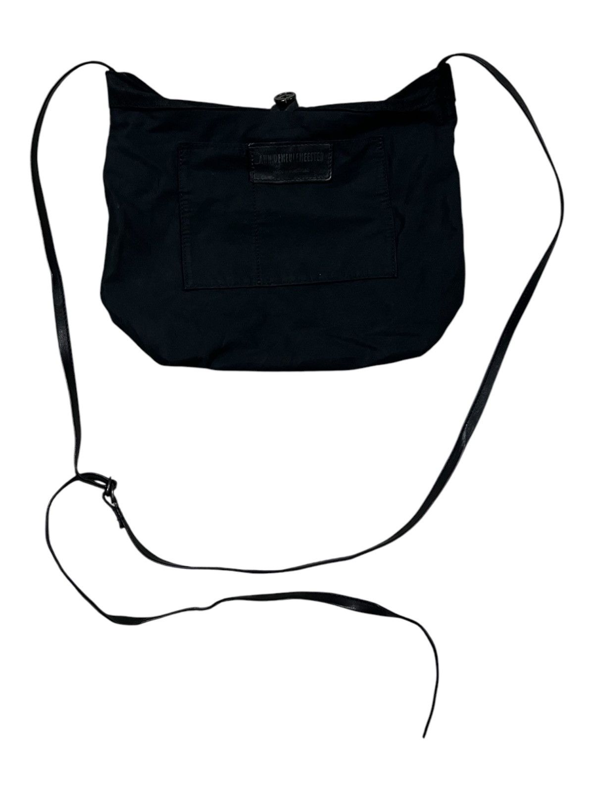 Ann Demeulemeester Ann Demeulemeester 🇧🇪 Suede Fanny Messenger Crossbody Bag Size ONE SIZE - 5 Thumbnail