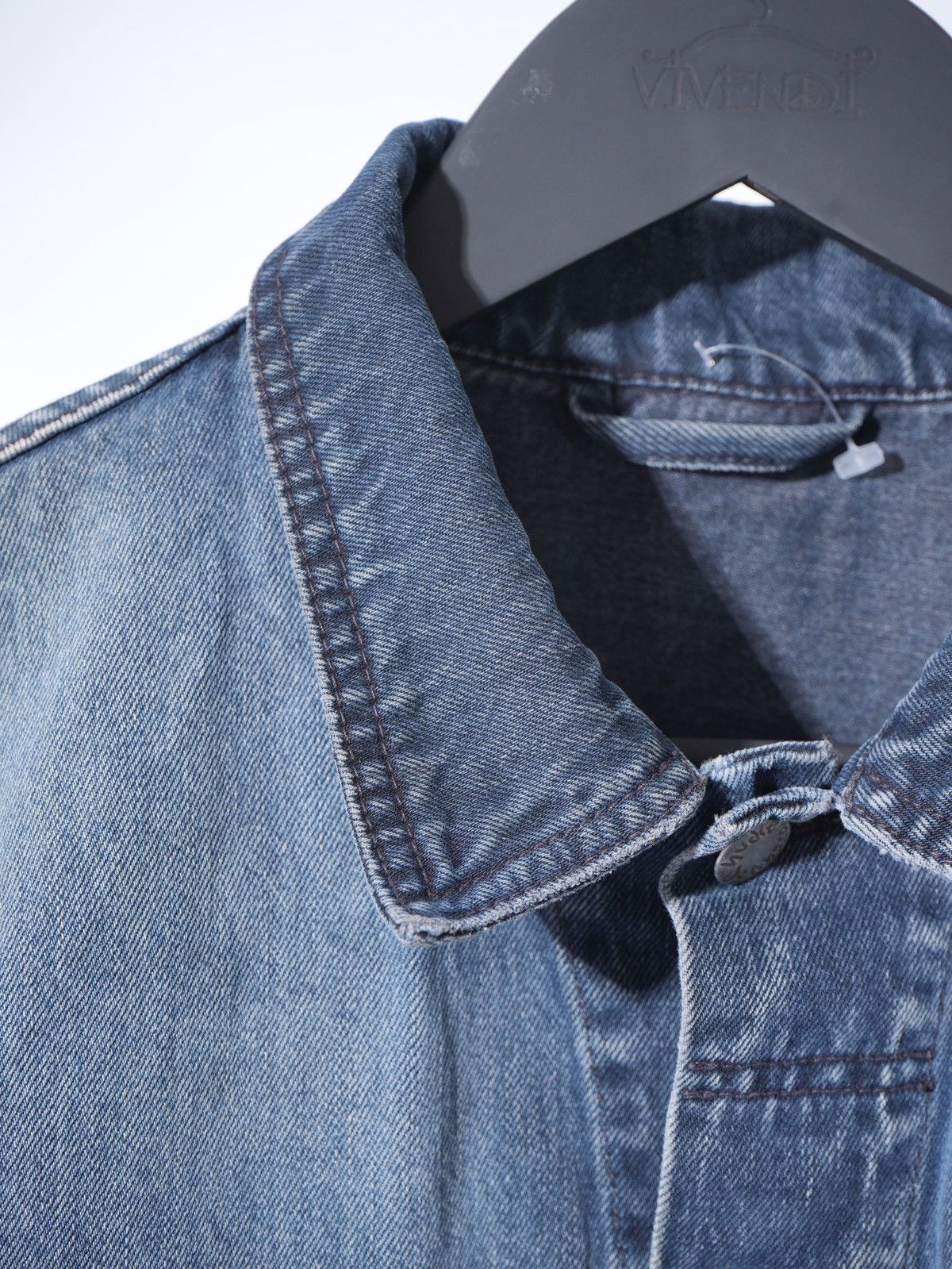 Nudie Jeans Nudie Jeans Terry Dusty Blue Black Denim Jacket Size US M / EU 48-50 / 2 - 2 Thumbnail