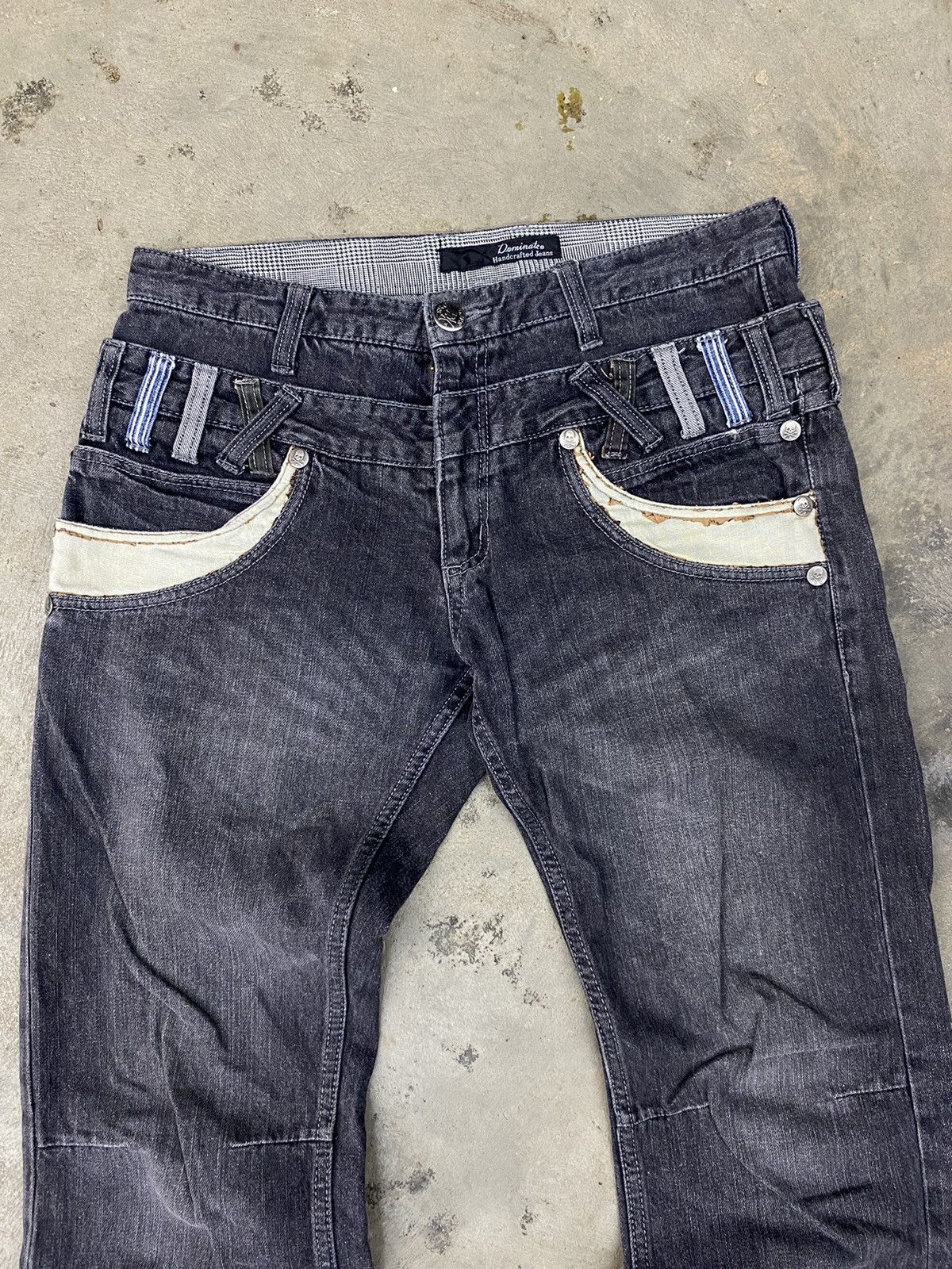 Japanese Brand undefined japanese double waist pant dominate ifsx lgb Size US 31 - 5 Thumbnail