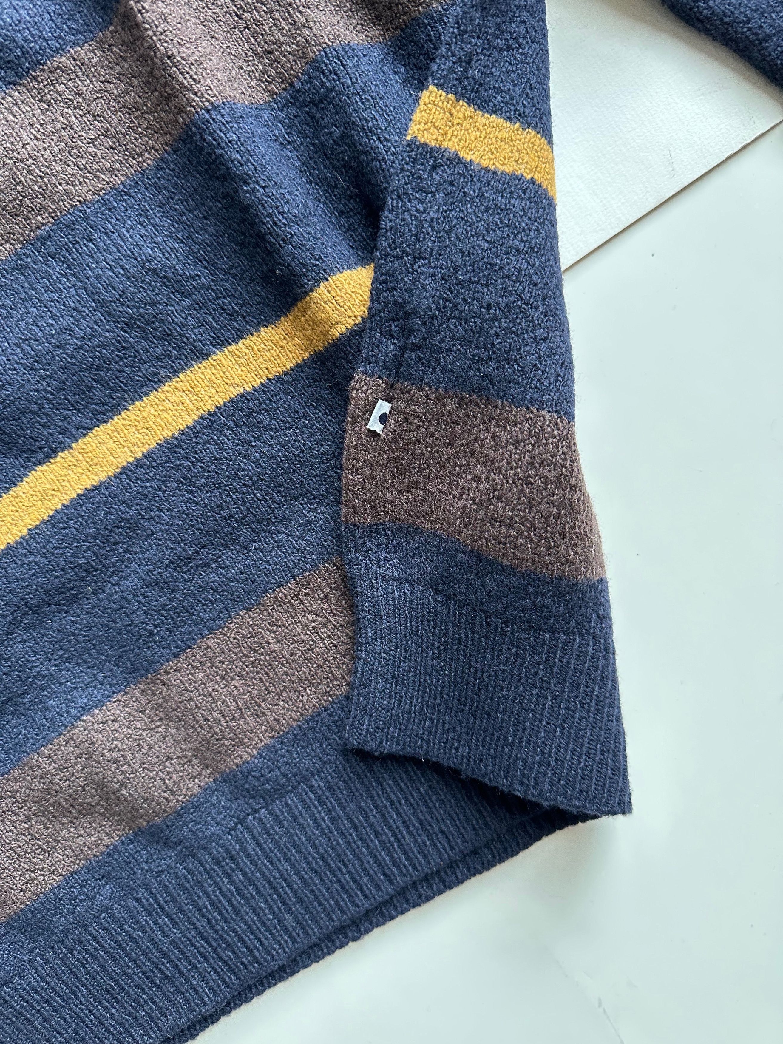 NN07 NN07 Martin Stripe Wool Blend Sweater - XXL Size US XXL / EU 58 / 5 - 4 Thumbnail