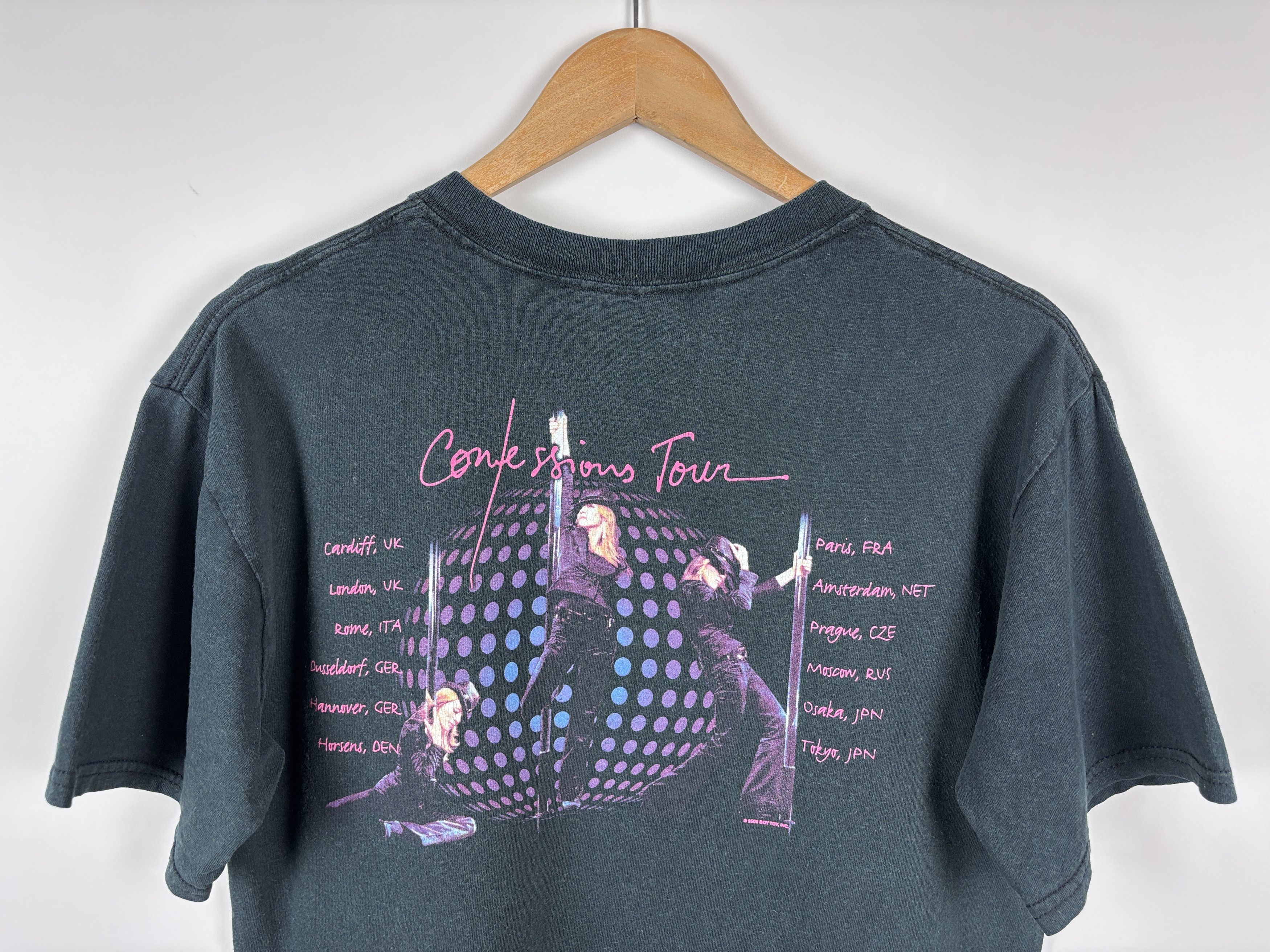 Madonna Confessions Tour 2006 T-Shirt Unisex Black Size M