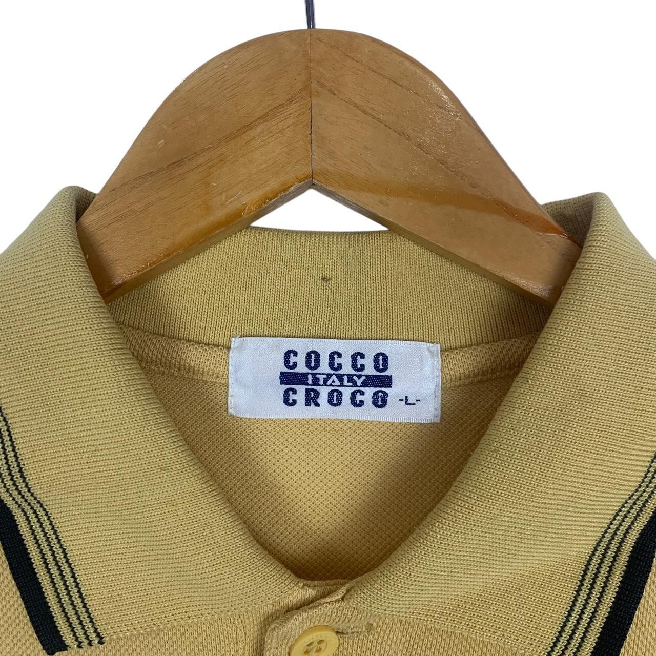 Vintage Vintage COCCO CROCO ITALY Golf Embroidered Polo Tee Shirt Size US L / EU 52-54 / 3 - 3 Thumbnail