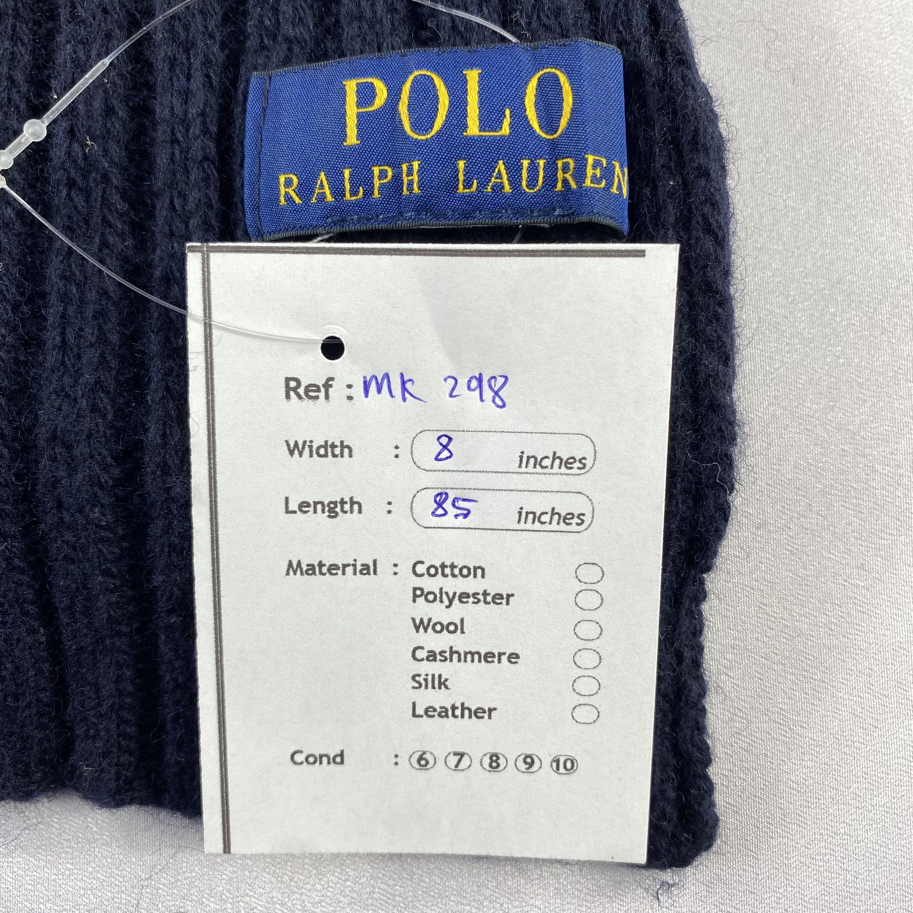 Polo Ralph Lauren Polo Ralph Lauren Scarf Neck Wrap Wool Knit Muffler Size ONE SIZE - 6 Thumbnail