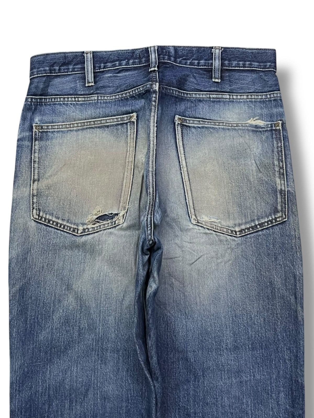 Uniqlo Vintage Uniqlo Japan - Faded Mud Wash, Distressed Denim Size US 32 / EU 48 - 5 Thumbnail