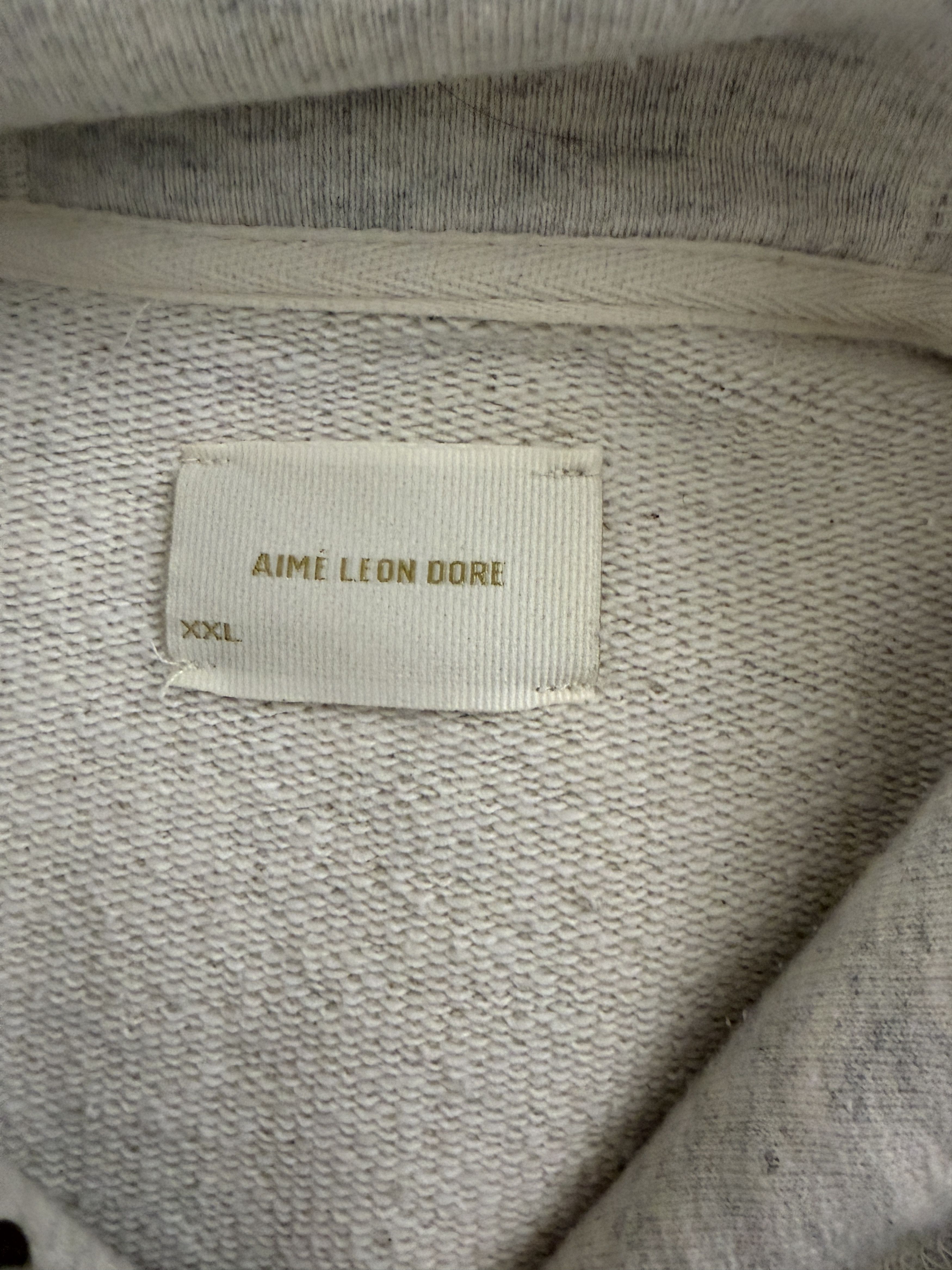 Aime Leon Dore Oatmeal Heather Hoodie Size US XXL / EU 58 / 5 - 3 Thumbnail