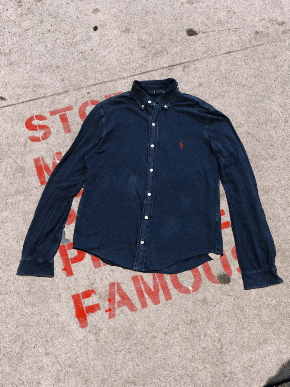 Polo Ralph Lauren Polo Ralph Lauren vintage Oxford blank ls shirt Size US M / EU 48-50 / 2 - 1 Thumbnail