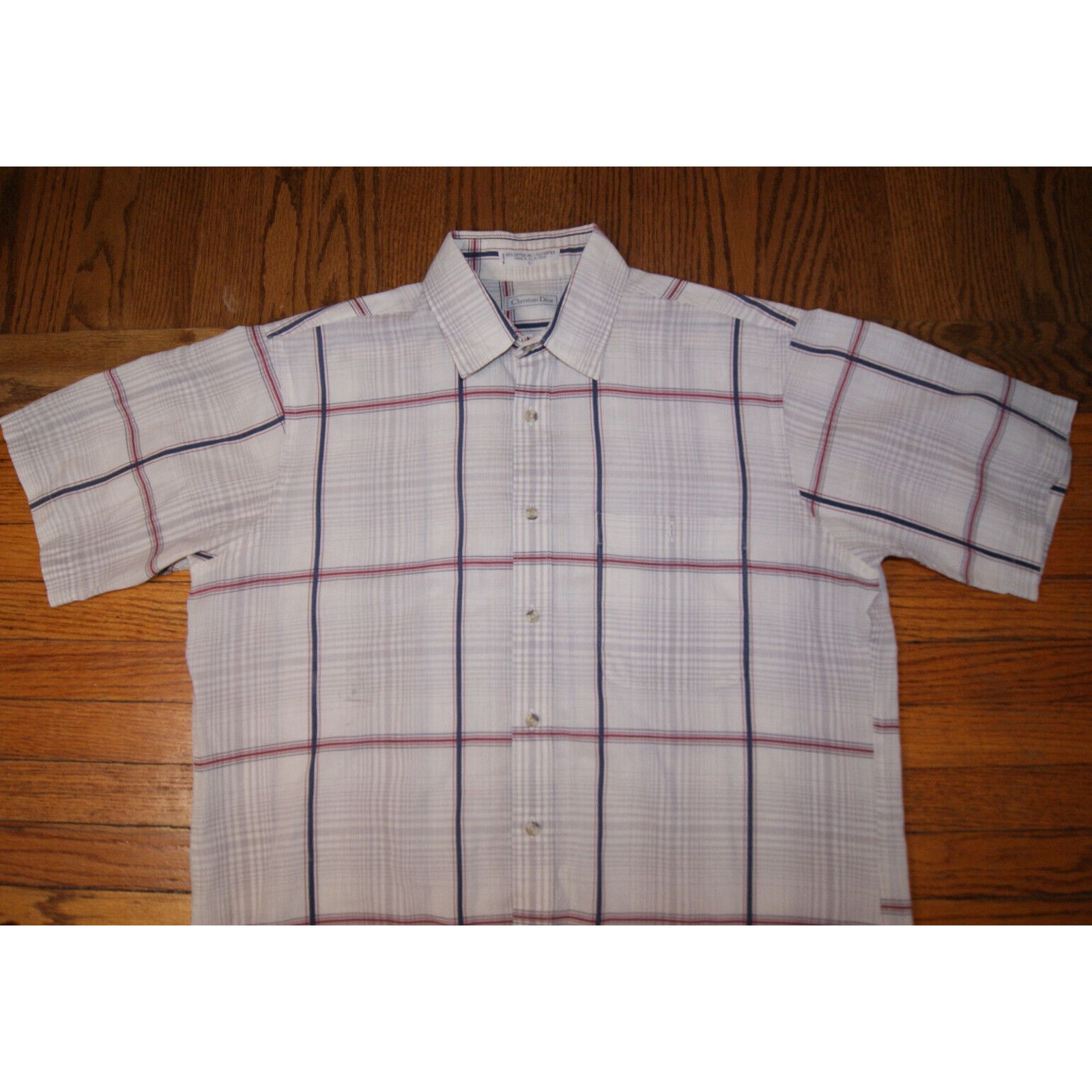 Dior VTG Christian Dior Monsieur Plaid Button Shirt Large Size US L / EU 52-54 / 3 - 1 Thumbnail