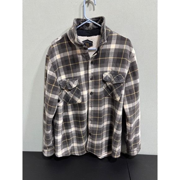 Other Freedom Foundry Sherpa Lined Flannel Shirt Jacket Gray Size US L / EU 52-54 / 3 - 1 Thumbnail