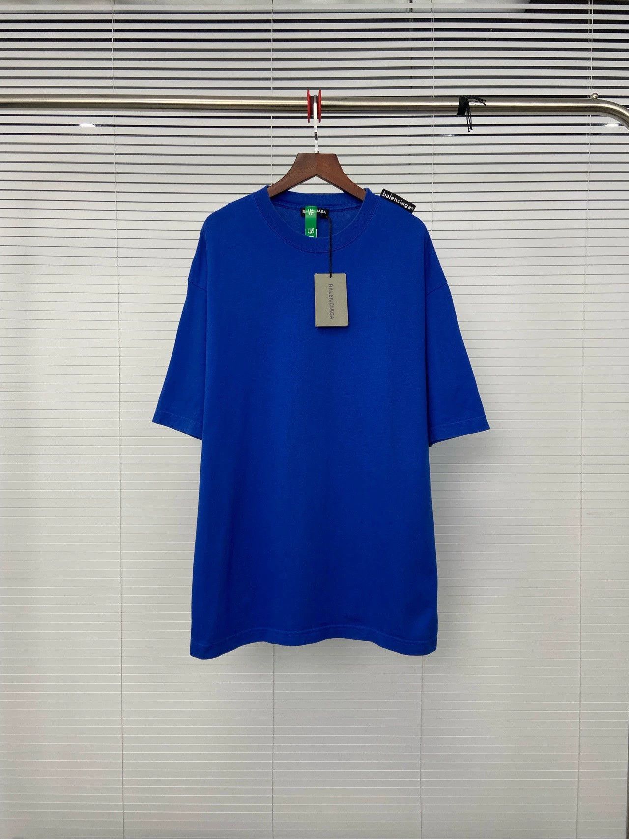 Balenciaga Balenciaga Arrow Label Blue Short Sleeve Size US M / EU 48-50 / 2 - 1 Thumbnail