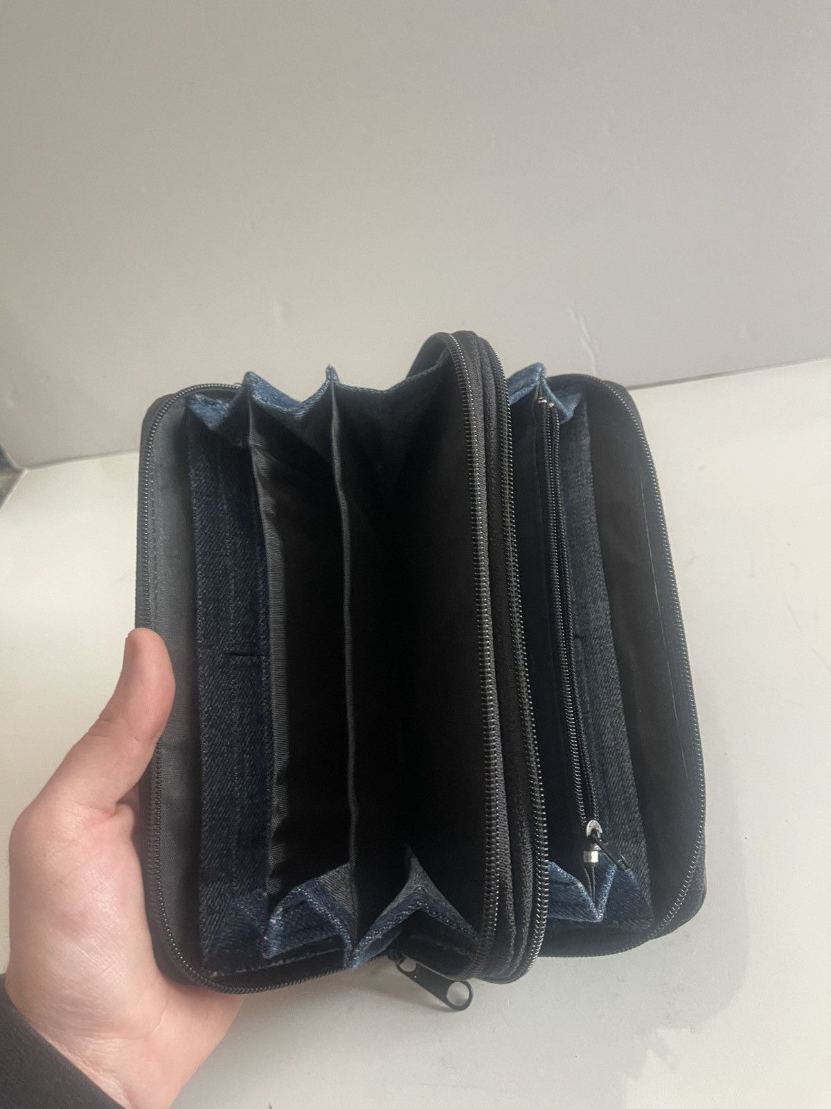 Other Up cycled Denim Multiple pocket Wallet in GUC Size ONE SIZE - 4 Thumbnail