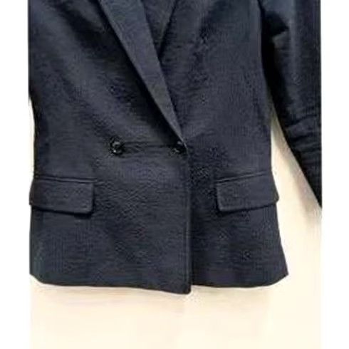 Banana Republic Banana Republic Basic Jacket Womens 4 Blazer Navy Double Breasted Professional Carrier Size S / US 4 / IT 40 - 2 Thumbnail