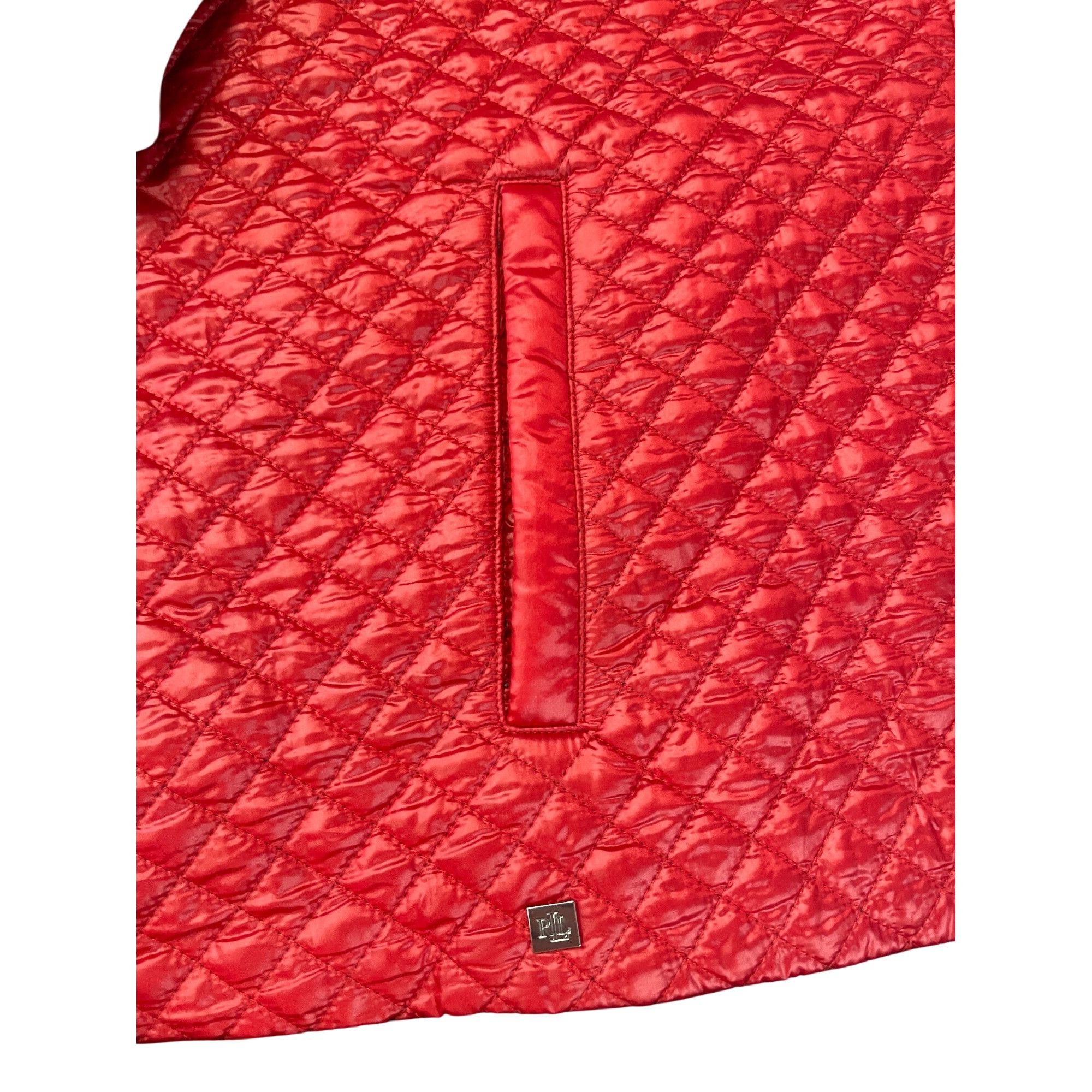 Lauren Ralph Lauren Lauren Ralph Lauren Womens Black Red Diamond Quilted Zip Fle Size 3XL / US 20-22 - 5 Thumbnail