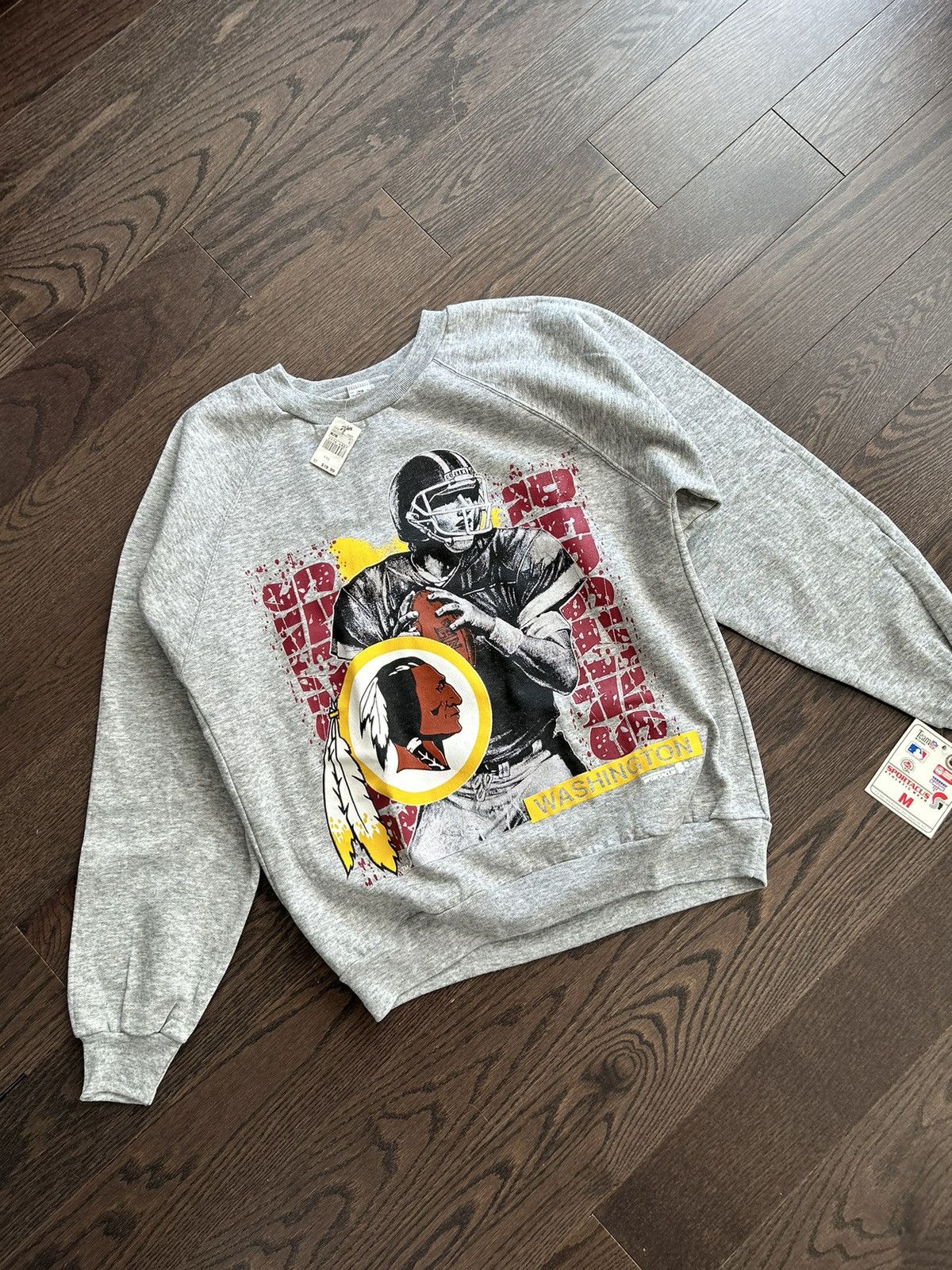 NFL × Vintage Vintage 1992 Washington Redskins NFL Sweatshirt NEW WITH TAG Size US M / EU 48-50 / 2 - 1 Thumbnail