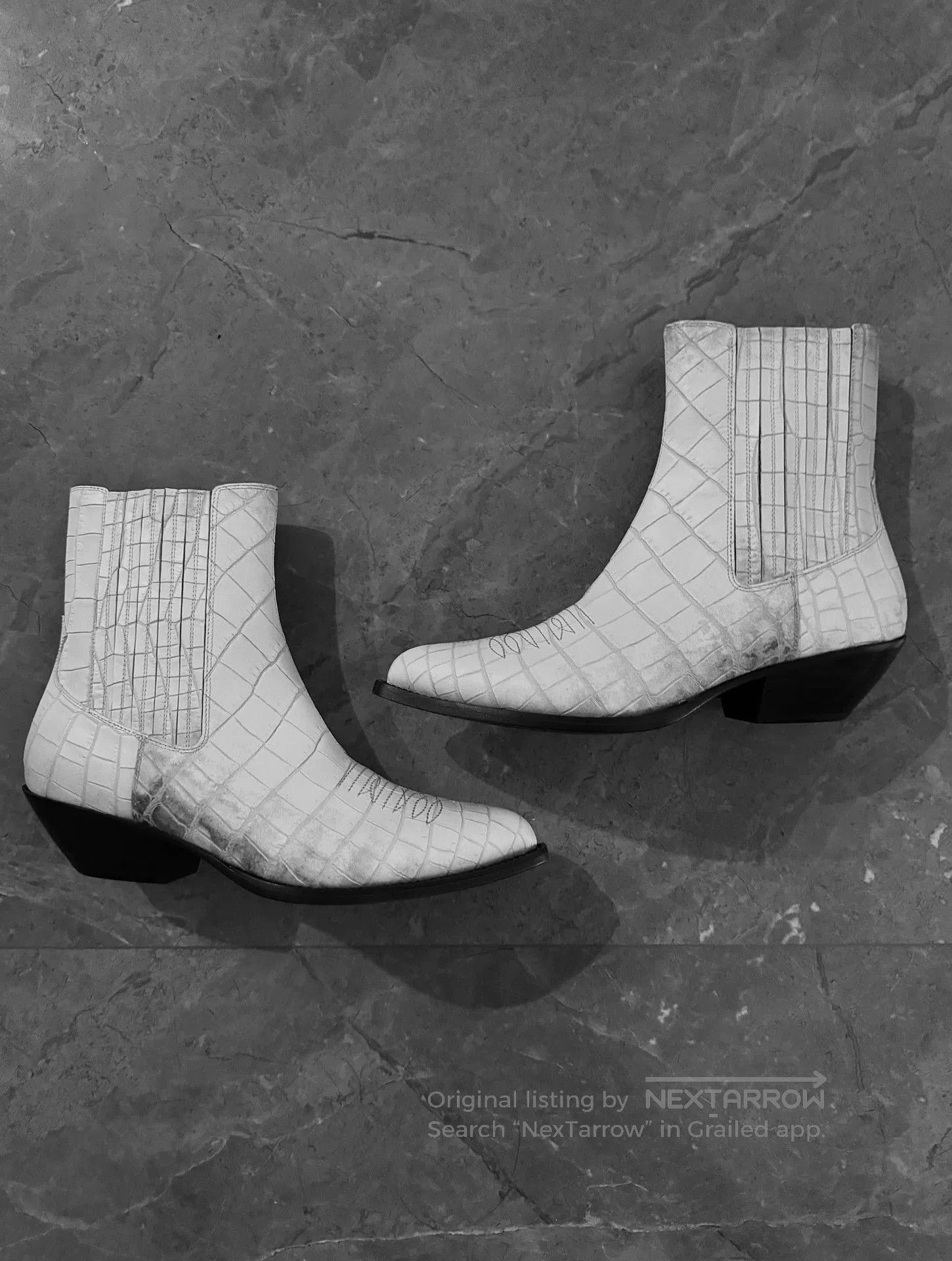 Celine White Crocodile. Size US 9 / EU 42 - 6 Thumbnail