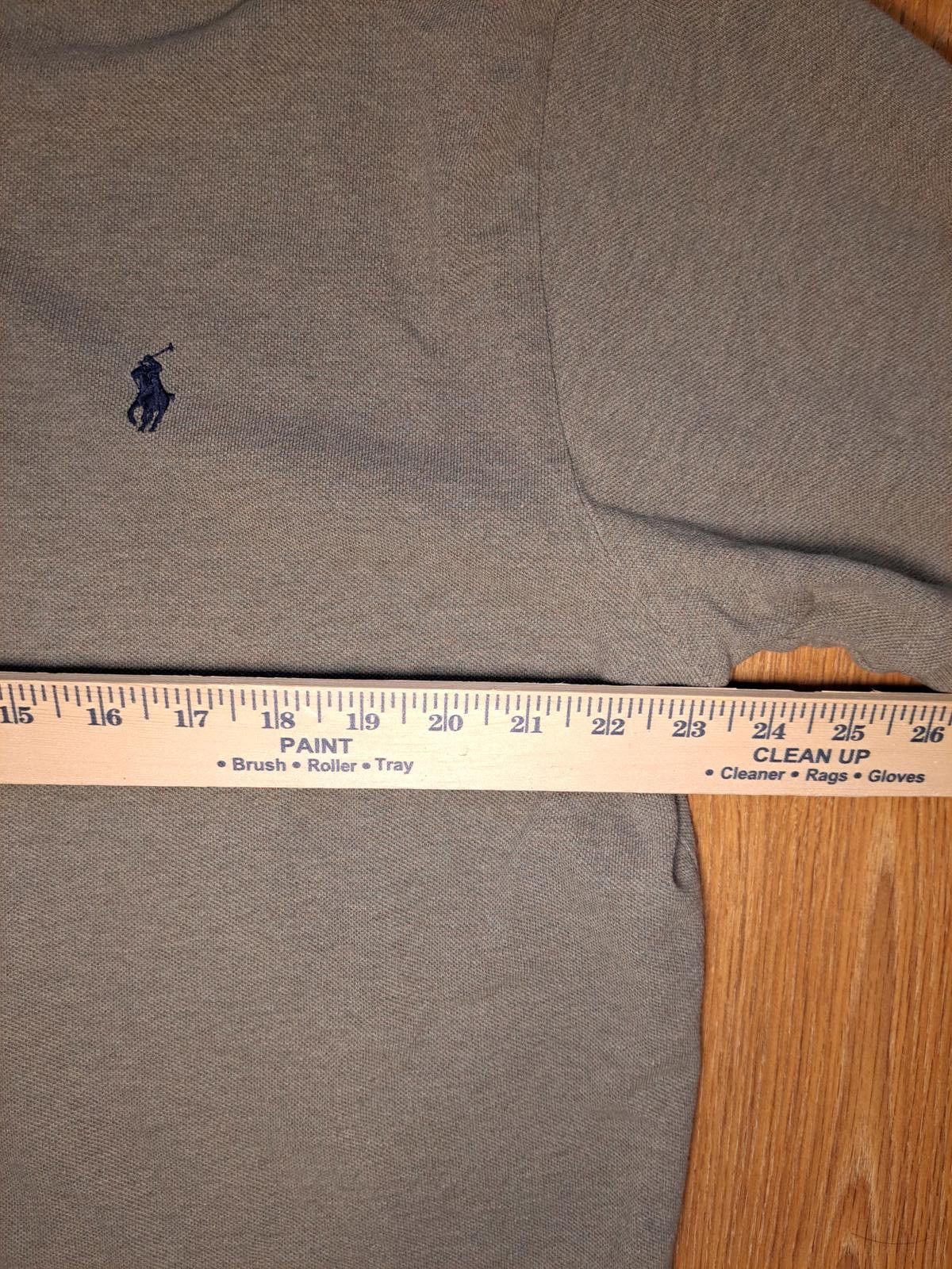 Polo Ralph Lauren VINTAGE Polo Ralph Lauren Polo Shirt Mens XL Cotton Gray Size US XL / EU 56 / 4 - 5 Thumbnail