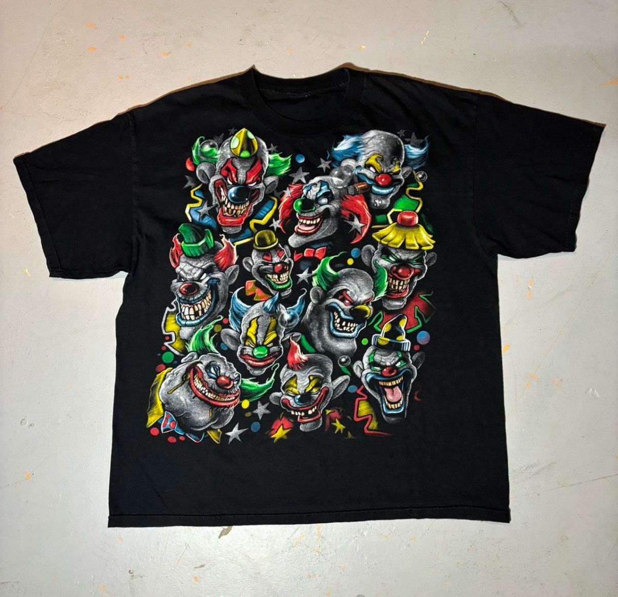 Band Tees × Japanese Brand × Vintage Vintage liquid blue clown y2k shirt horror Size US L / EU 52-54 / 3 - 1 Preview