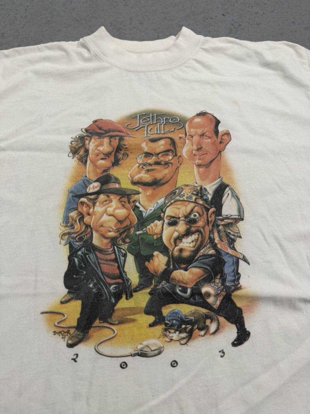 Band Tees Jethro Tull Vintage Tour T-Shirt Size US L / EU 52-54 / 3 - 2 Thumbnail