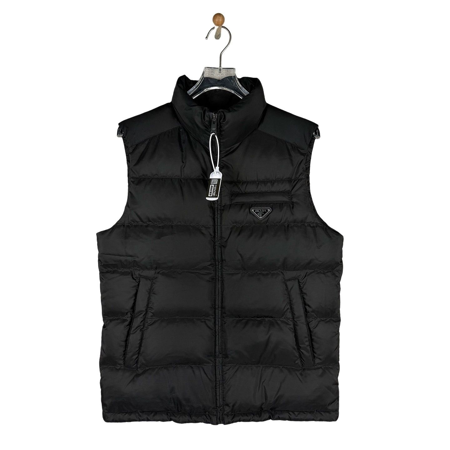 Prada Prada Mens Nylon Black Puffer Gilet | Grailed