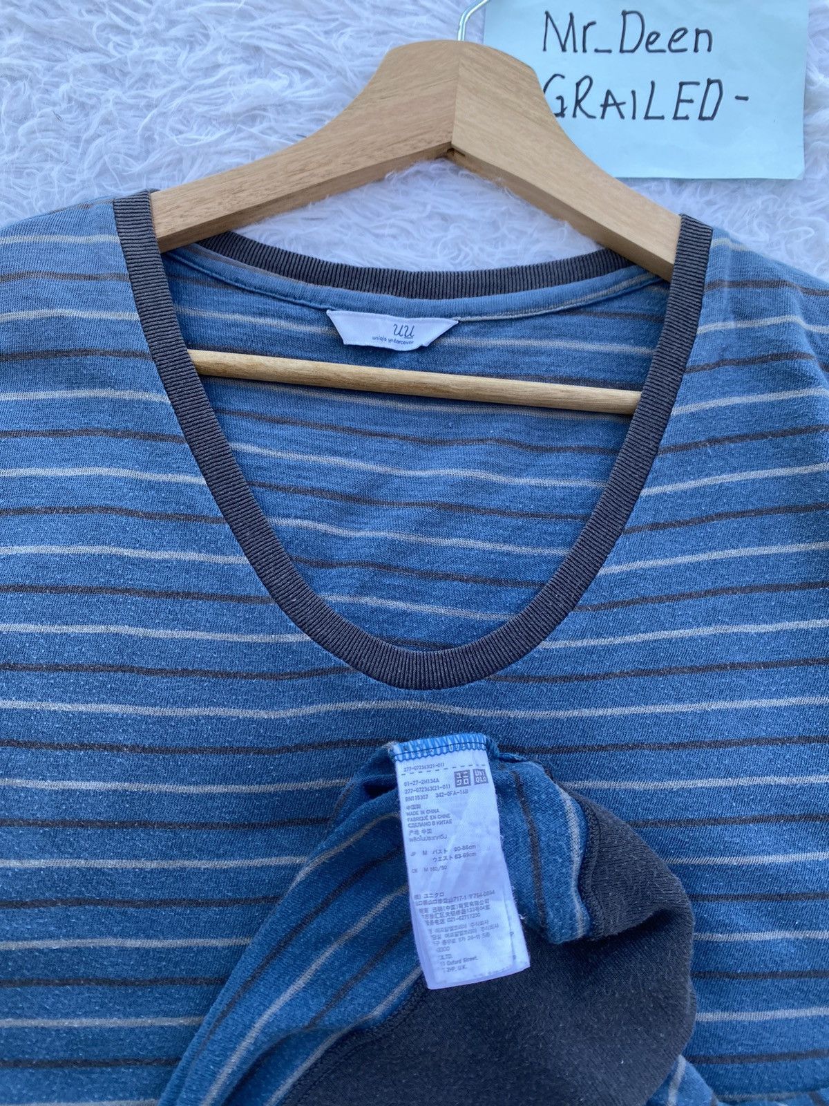 Undercover Rare Uniqlo Undercover UU Stripes Tshirt Size US M / EU 48-50 / 2 - 8 Thumbnail