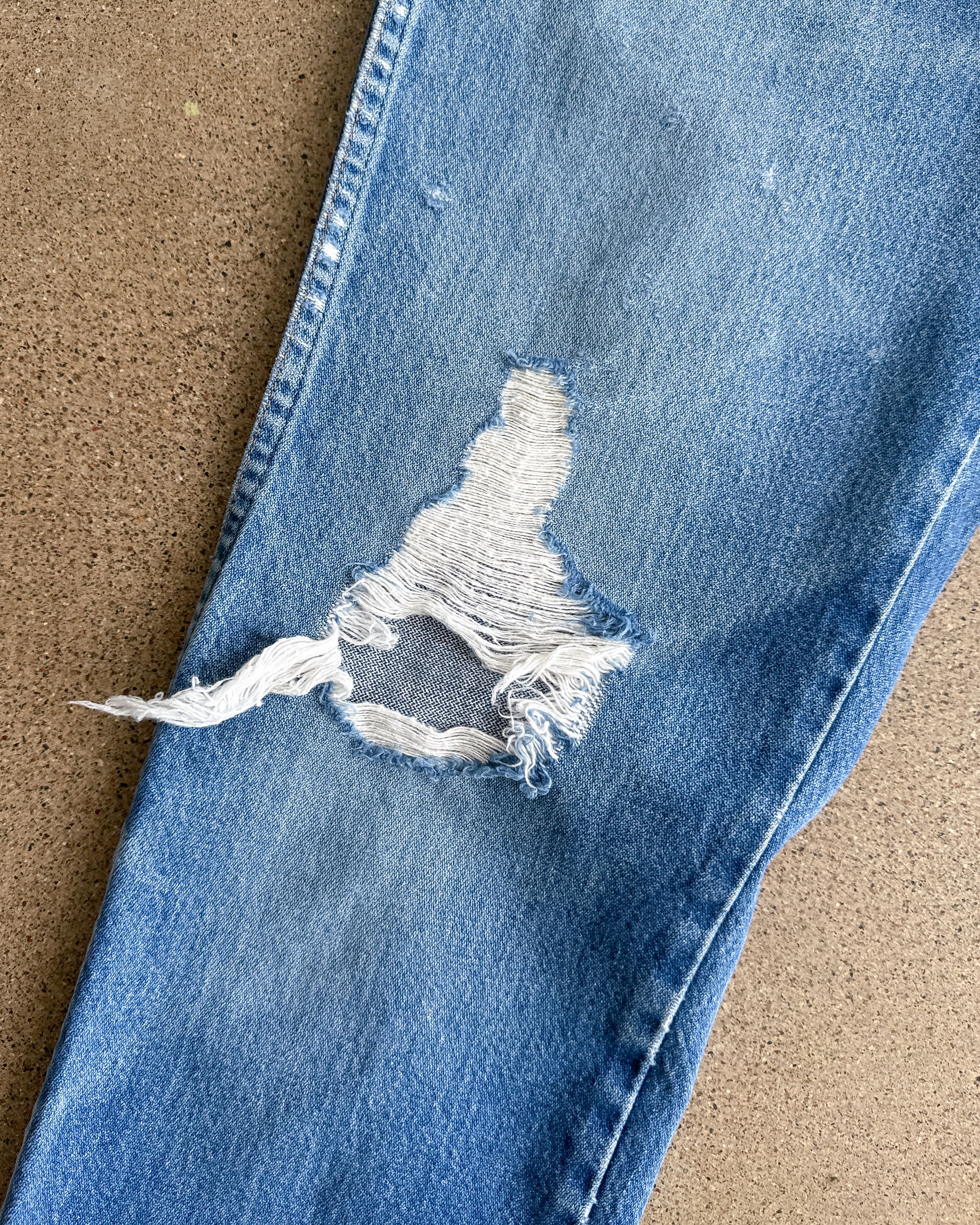 Wrangler Vintage 90s Wrangler 936 Jeans Distressed Cowboy Men's 32 Size US 32 / EU 48 - 5 Thumbnail