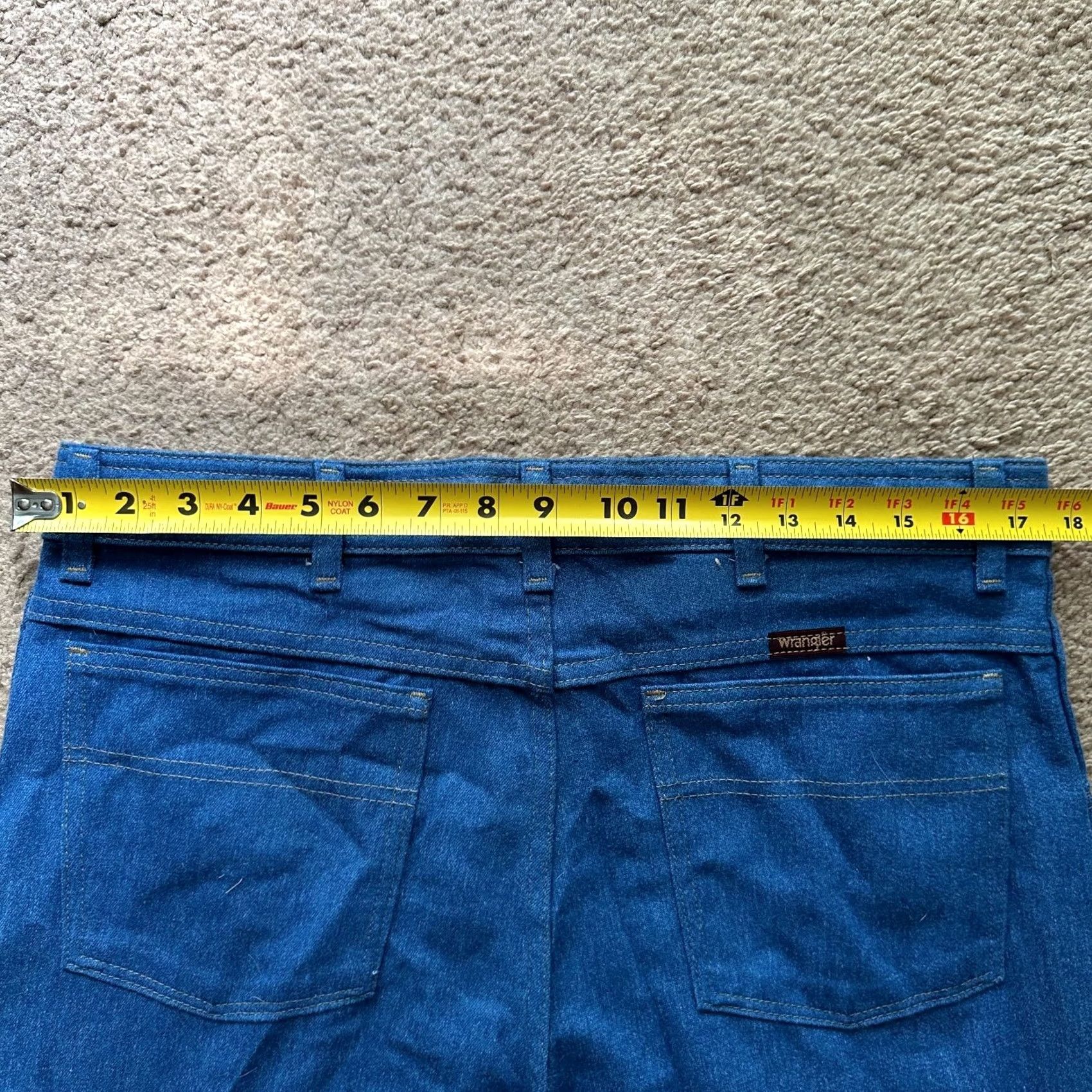 Wrangler Wrangler Jeans Mens 36x30 Regular Fit Mid Rise Blue Lighter Wash Denim 90s Cowboy Western Size US 36 / EU 52 - 6 Thumbnail