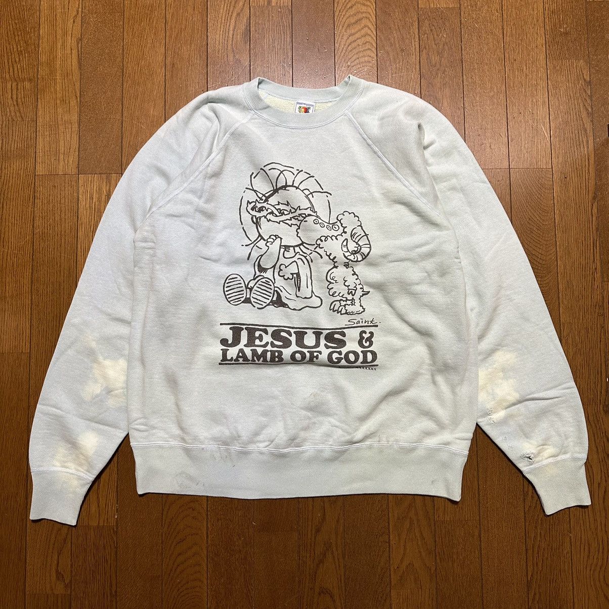 READYMADE × Saint Michael Saint Michael JESUS SWEATSHIRT Size US XL / EU 56 / 4 - 1 Thumbnail