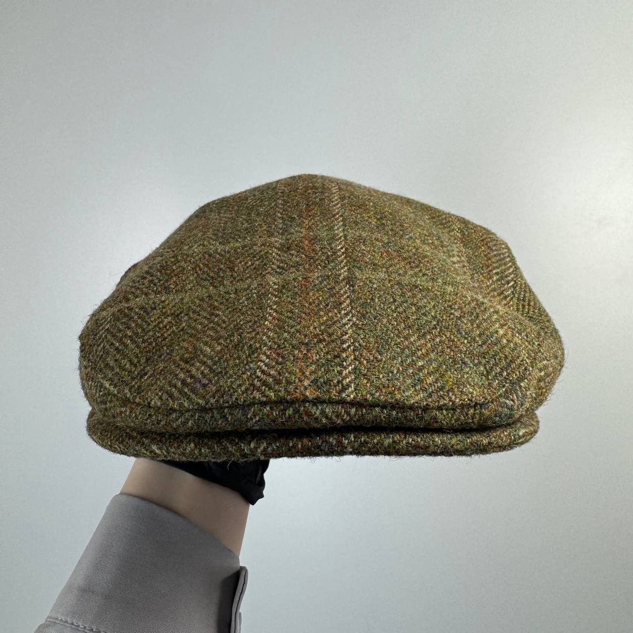 Barbour Barbour Tweed Flat Cap Wool Brown Size 7 1/8 Size ONE SIZE - 3 Thumbnail