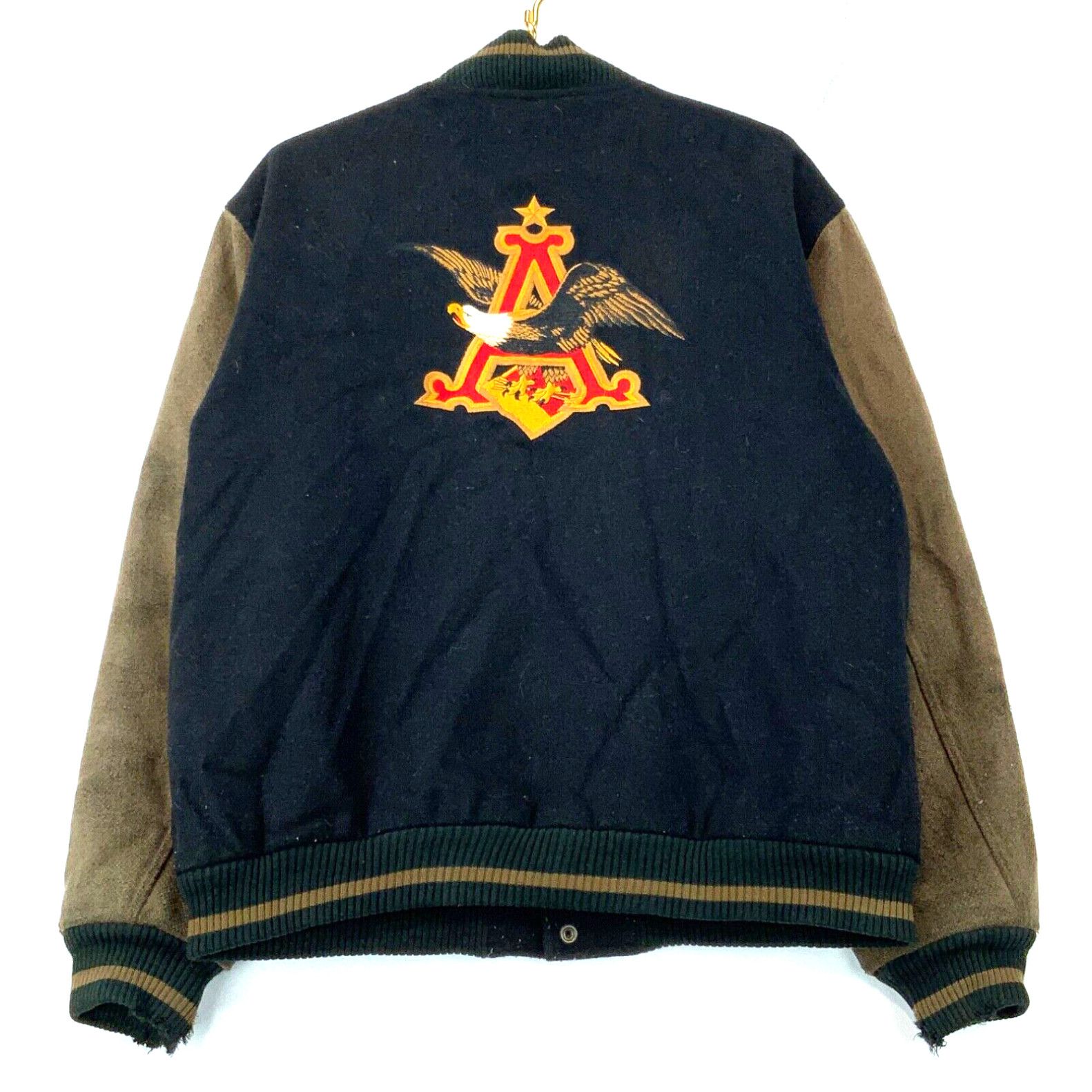 BLOUSON AVIATEUR BOMBER Veste Cargo Militaire Vintage Industrie Flight