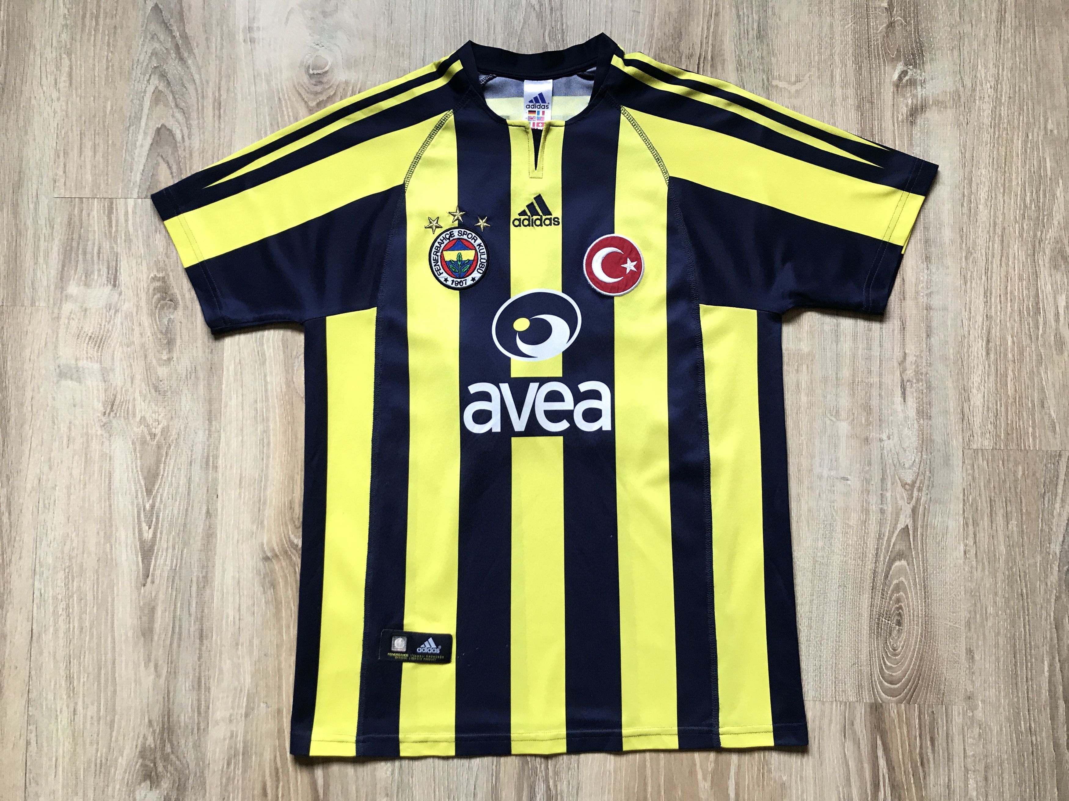 Adidas × Vintage Vintage Adidas Fenerbahce Home Shirt #34 Özcan Size US S / EU 44-46 / 1 - 1 Thumbnail