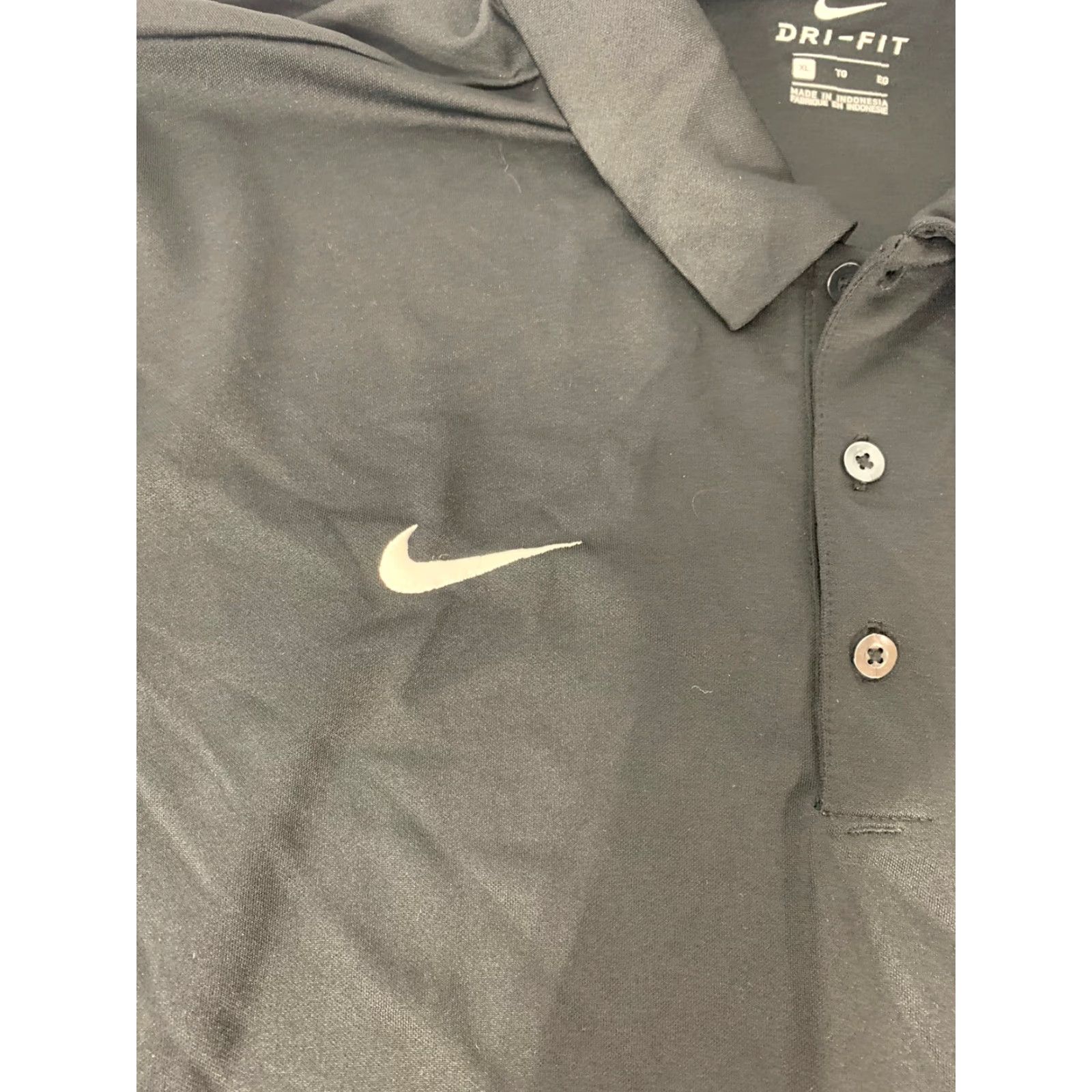 Nike Nike Dri-Fit Imperia Golf Collared T Shirt XL Black Men Polo Short Sleeve Athletic Breathable Lightweight Sports Dad Fashion Size US XL / EU 56 / 4 - 7 Thumbnail