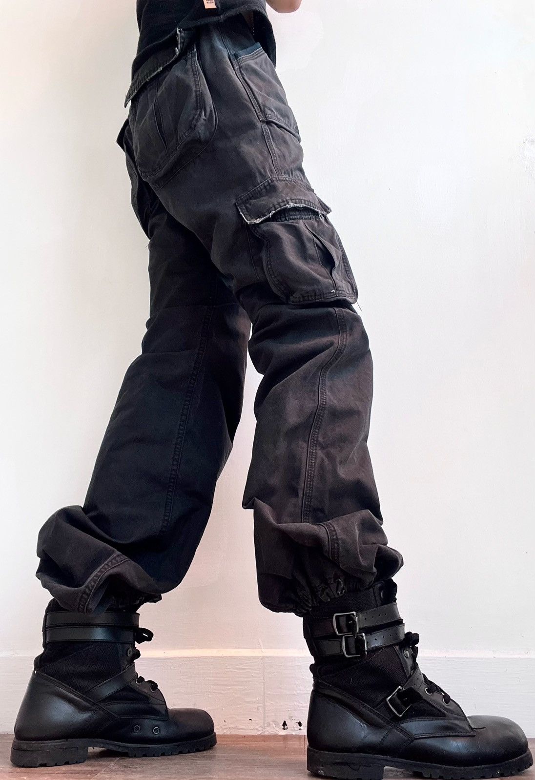 GOA 2000s G.O.A Avant-Garde Cargo Pants Size US 32 / EU 48 - 3 Thumbnail
