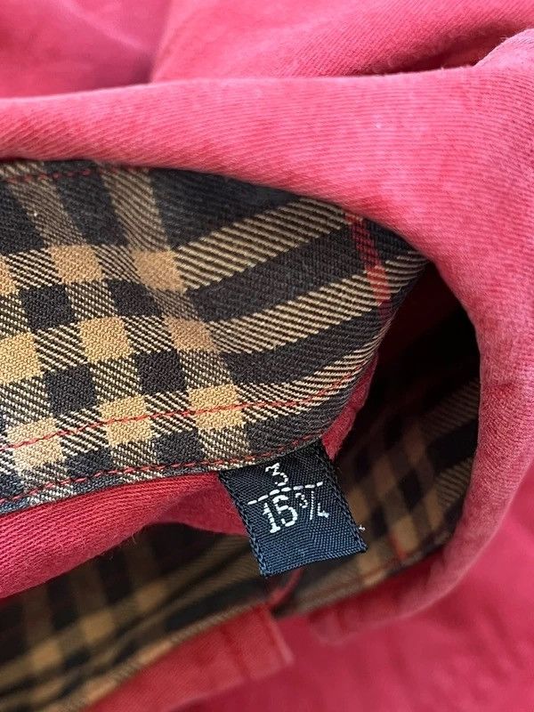 Burberry Burberry London Grafton Made in Spain Vintage 2000s Red Size US M / EU 48-50 / 2 - 10 Thumbnail