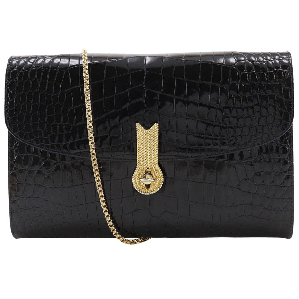 Other Other MORABITO Chain Shoulder 2way Embossed Leather Shoulder Bag Leather Shoulder Bag DUTY FREE for USA Size ONE SIZE - 1 Thumbnail