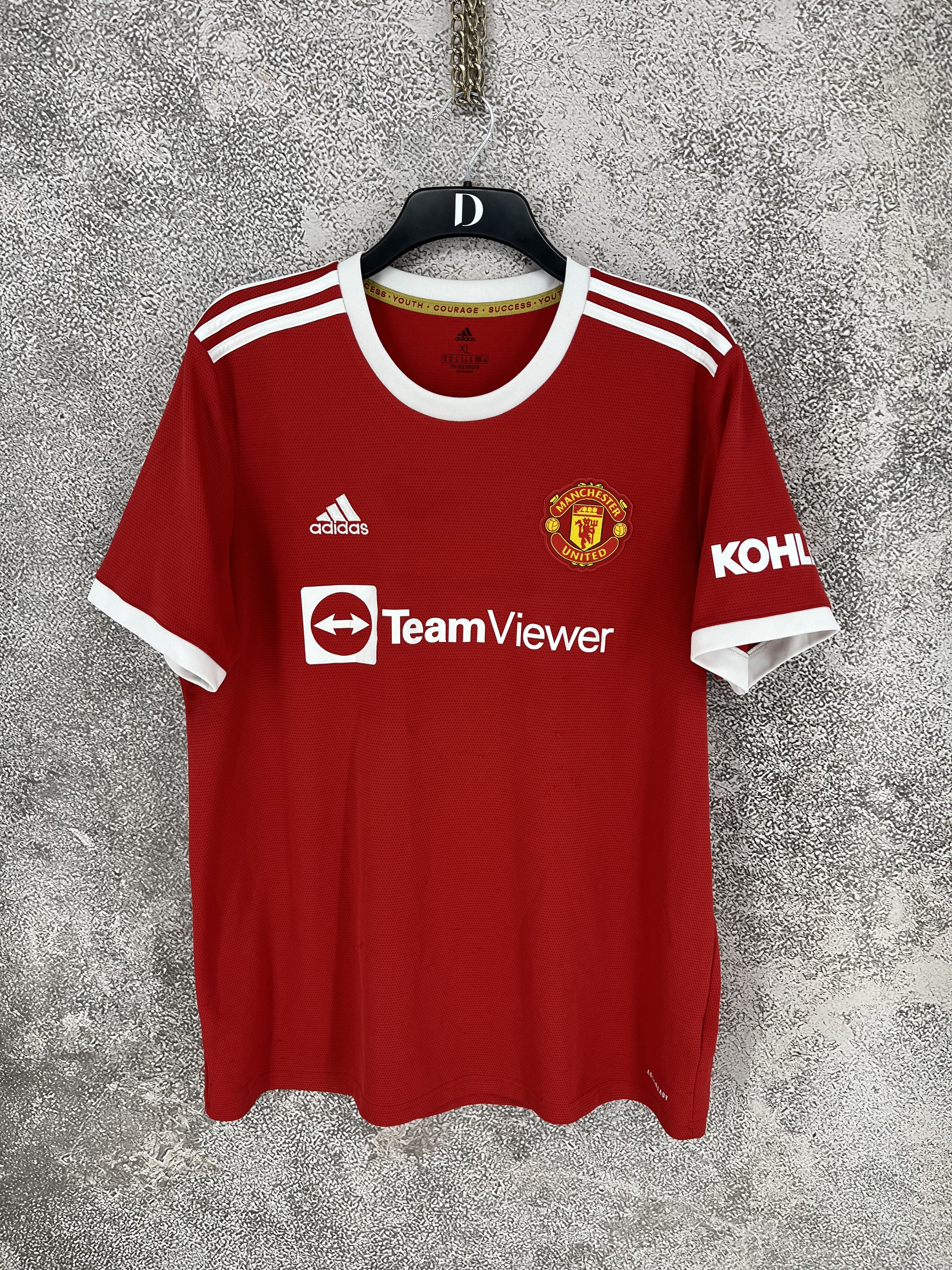 Adidas RARE Manchester United Adidas Home Football Soccer Jersey Size US XL / EU 56 / 4 - 1 Thumbnail