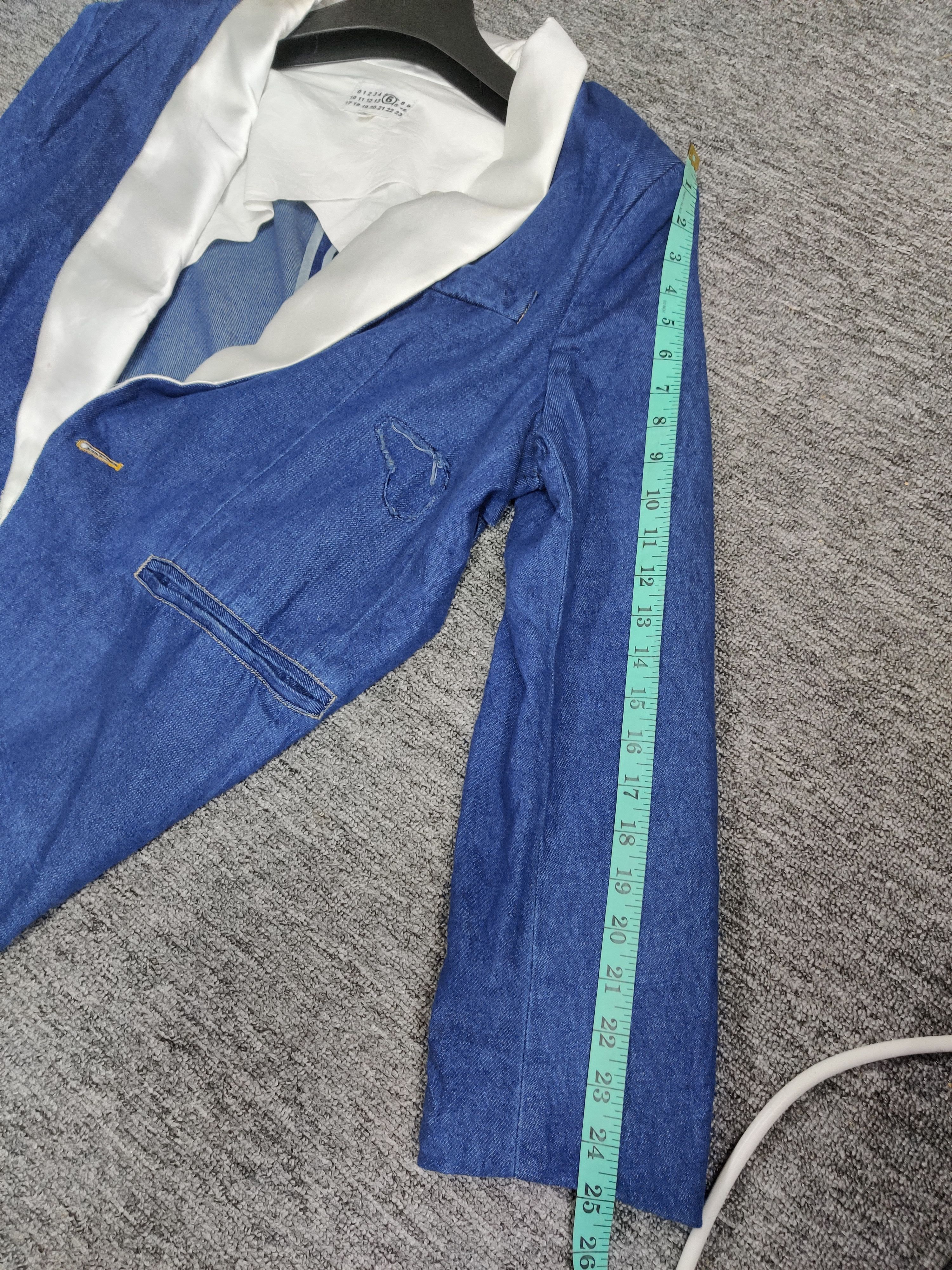 Maison Margiela Maison Margiela MM6 Denim Blazer Jacket Size US M / EU 48-50 / 2 - 19 Thumbnail