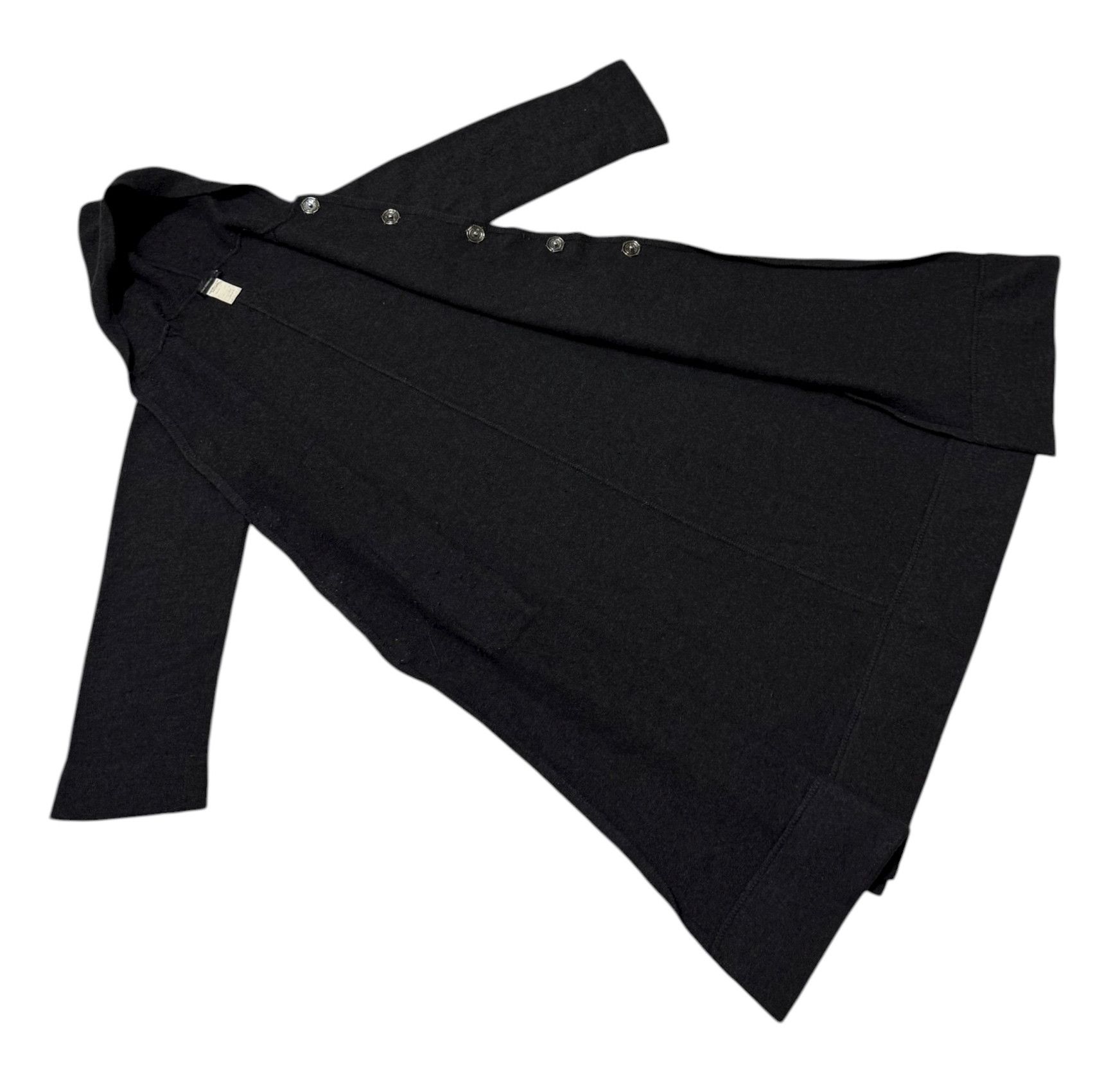 Yohji Yamamoto Yohji Yamamoto Noir Wool Hoodie Long Jacket Size US S / EU 44-46 / 1 - 16 Thumbnail