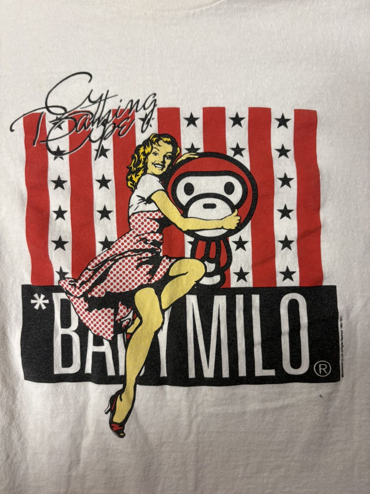 Bape Bape Milo Girl Tee Size US M / EU 48-50 / 2 - 2 Thumbnail