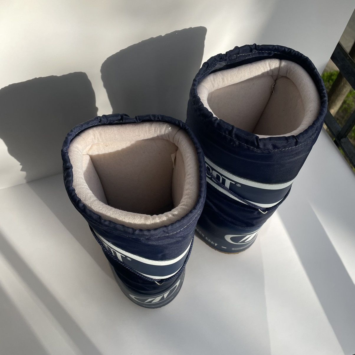 Moon Boot Navy Tall Nylon Moon Boots Size US 10 / EU 43 - 4 Thumbnail