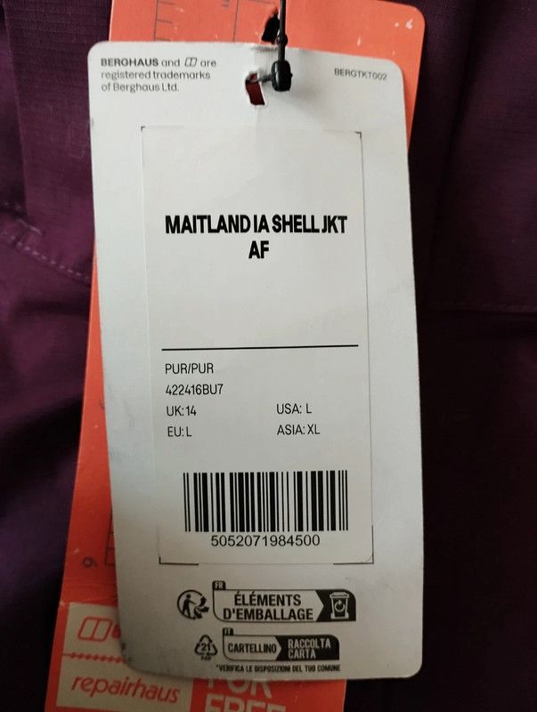 Berghaus Berghaus Maitland Gore Tex trekking jacket size 14/L new Size L / US 10 / IT 46 - 5 Thumbnail